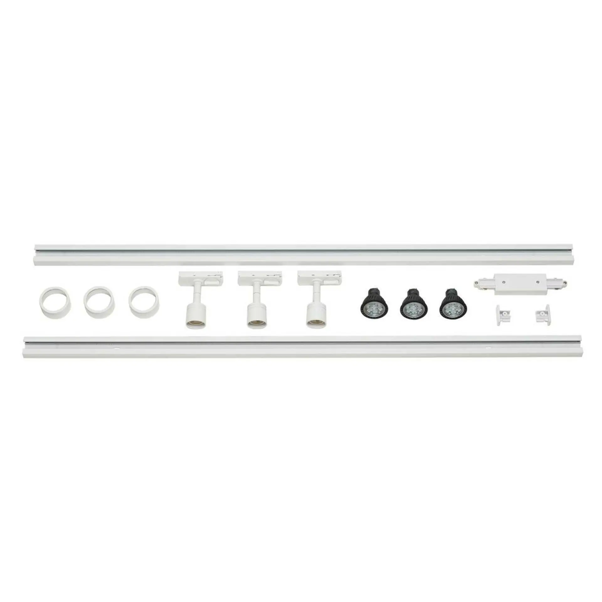 LA 143191 PURI sada pro jednookruh. lištu bílá 230V GU10 LED 3x4.3W 40° - BIG WHITE (SLV)