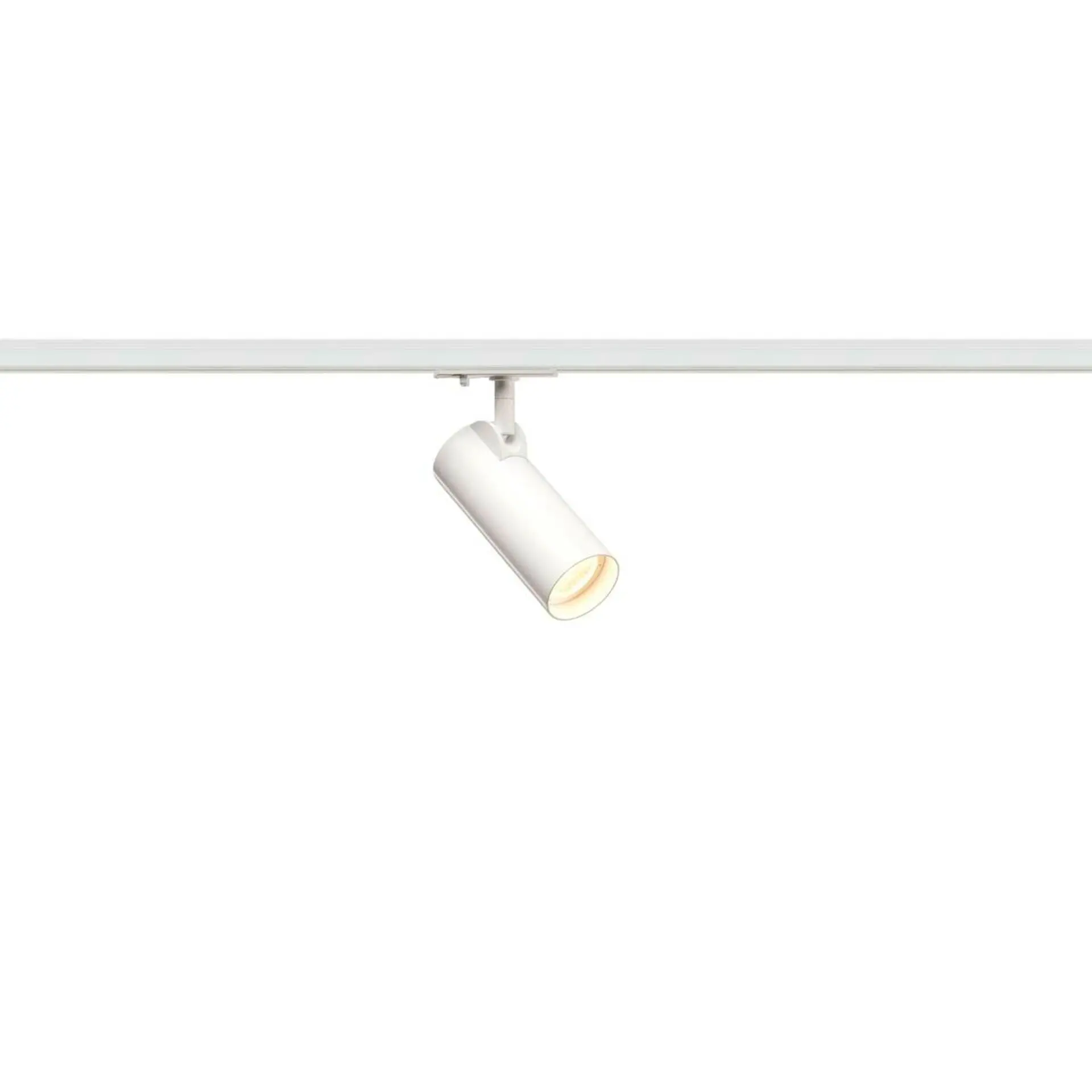 BIG WHITE SLV HELIA 50, zářivka na 1fázovou vysokonapěťovou napájecí kolejnici, LED, 3000K, bílá, 35°, vč. 1fázového adaptéru 143581