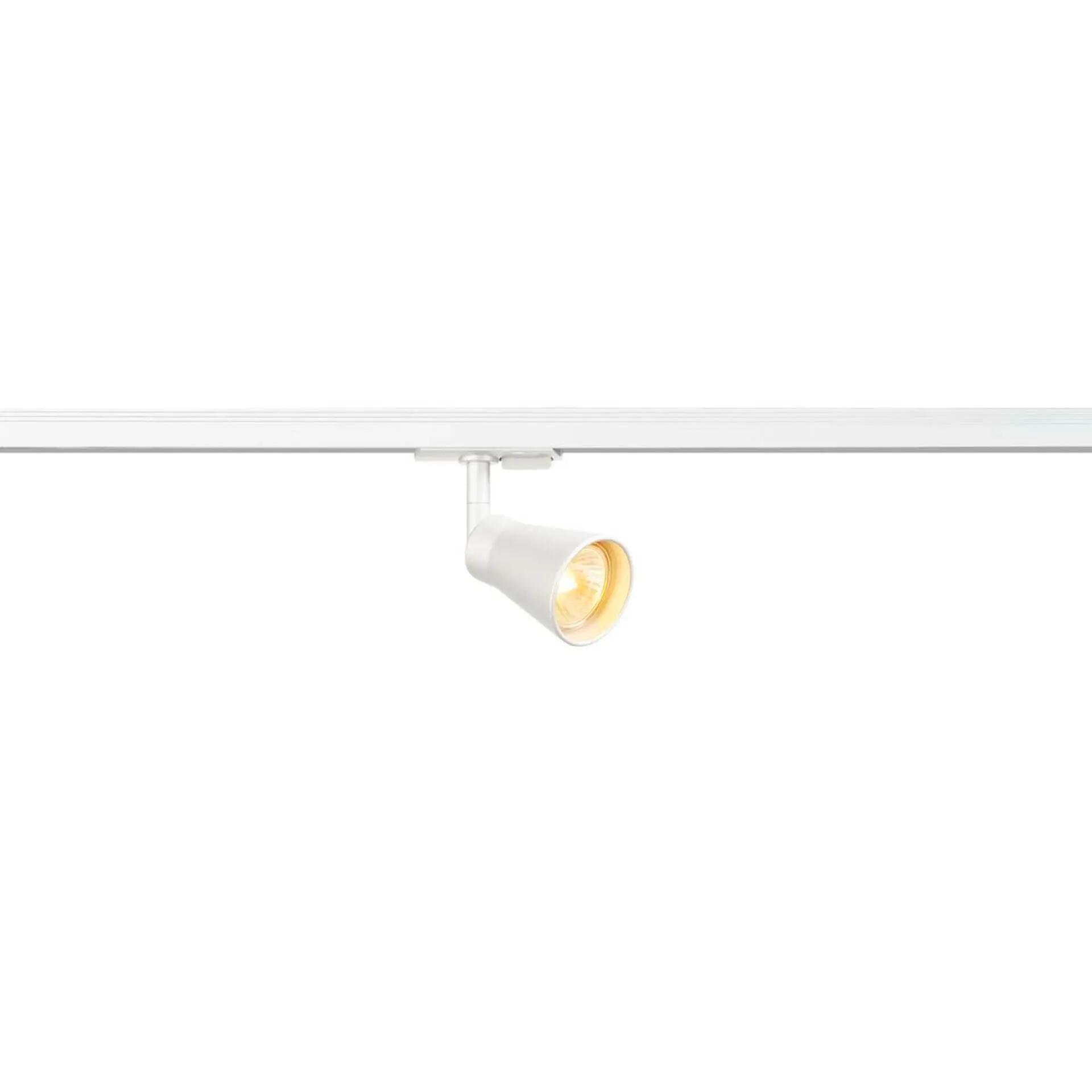 BIG WHITE SLV AVO, bodové svítidlo pro vysokonapěťovou 1fázovou proudovou sběrnici, QPAR51, bílé, max. 50 W 144201