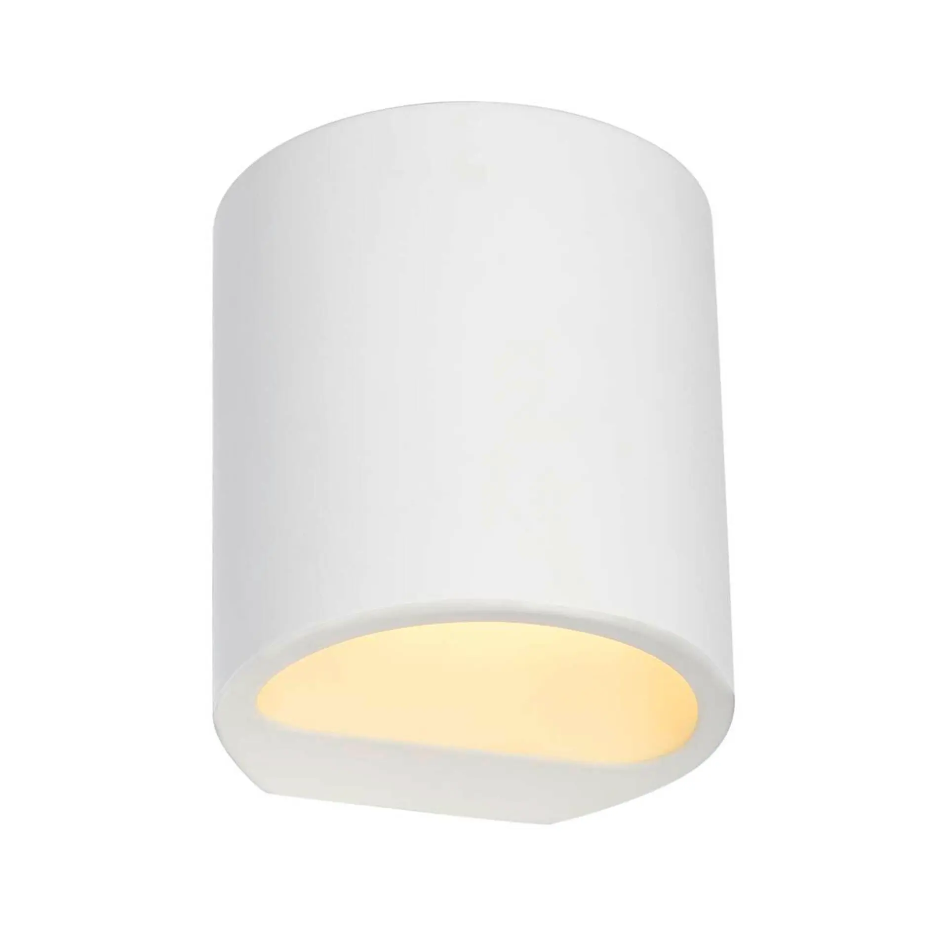 BIG WHITE SLV PLASTRA 104, nástěnné svítidlo, QT14, kulaté, bílá sádra, QT14, max. 42 W 148016