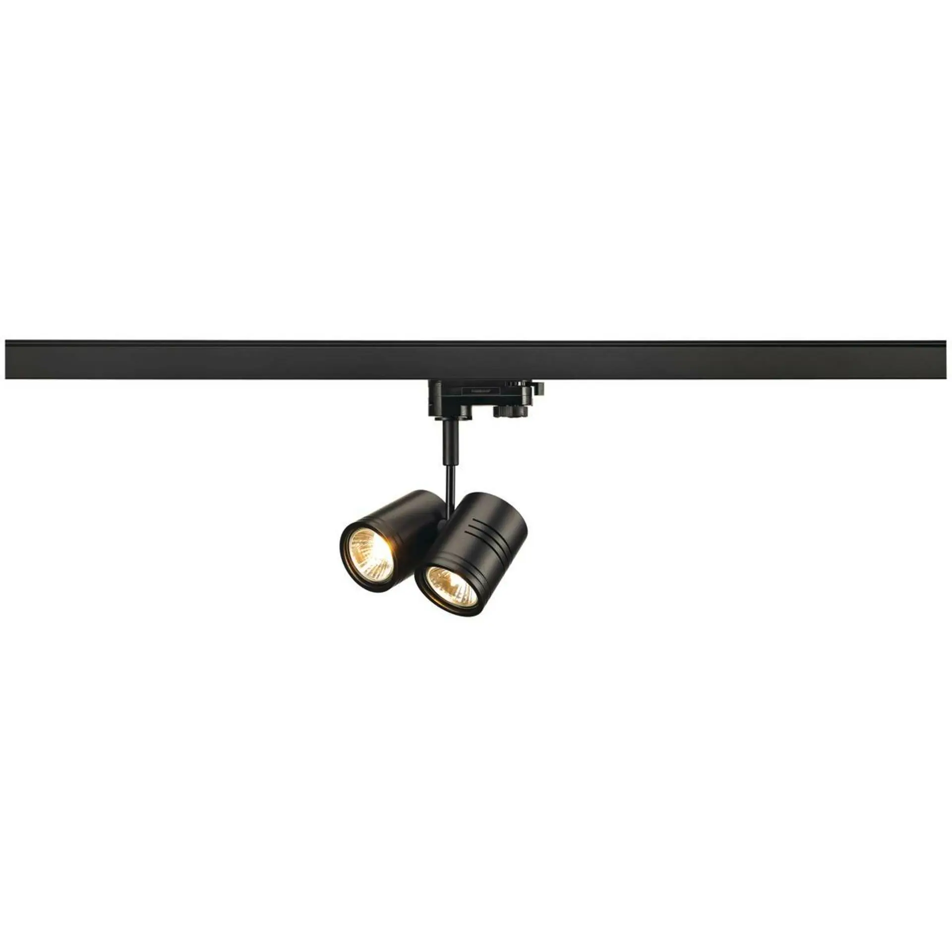 LA 152230 BIMA II pro tříokr. lištu černá 230V GU10 2x50W - BIG WHITE (SLV)