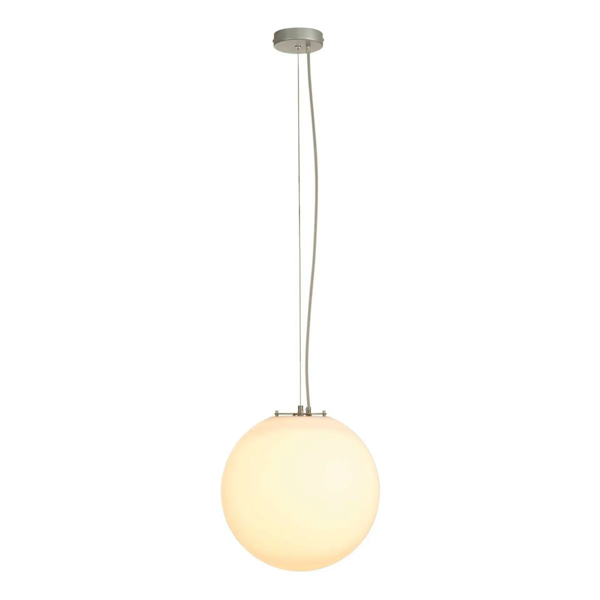 LA 165410 ROTOBALL 40 závěsná stříbrnošedá polykarbonát 230V E27 24W - BIG WHITE (SLV)