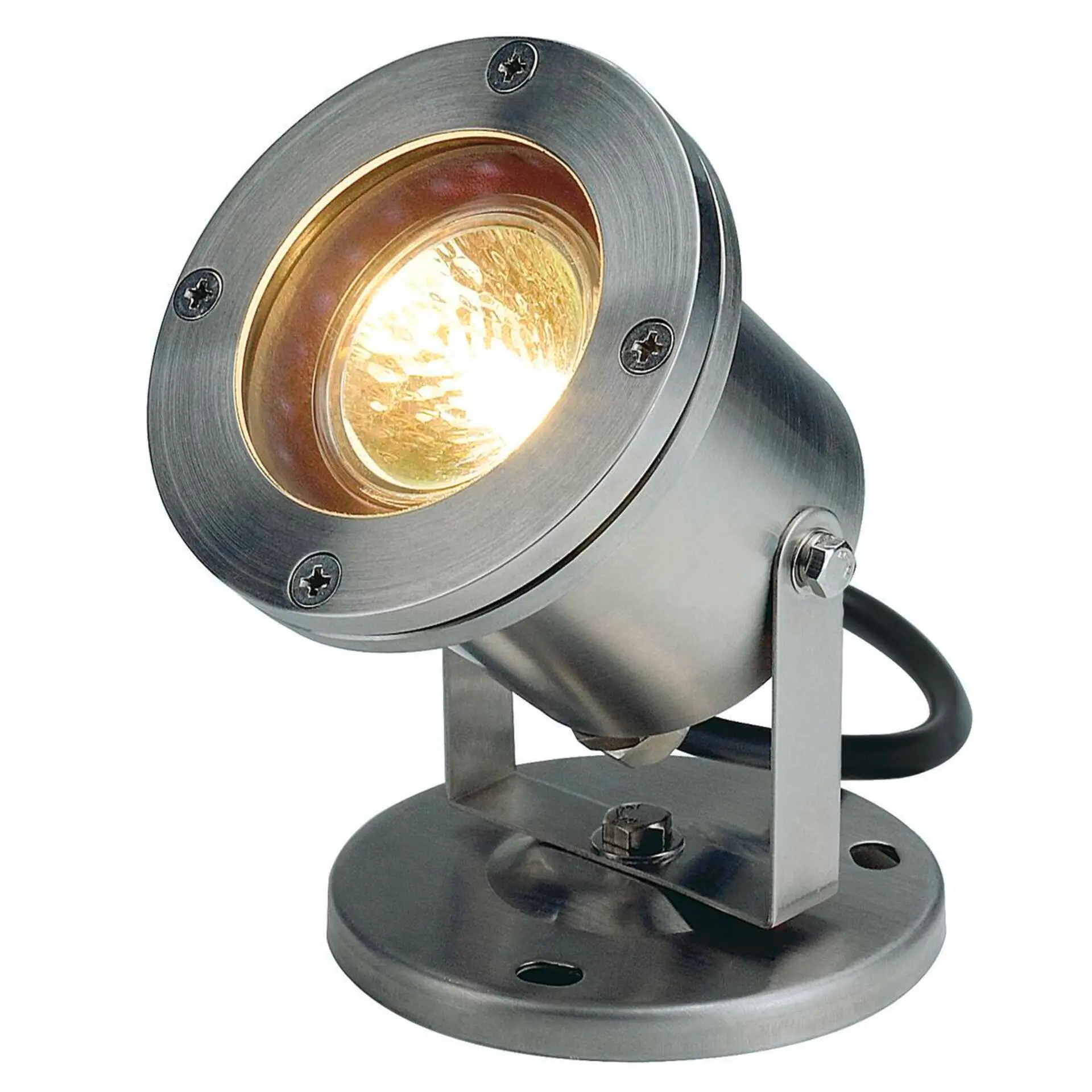 BIG WHITE SLV NAUTILUS, venkovní reflektor, QR-C51, IP67, nerezová ocel 304, max. 35 W 229090