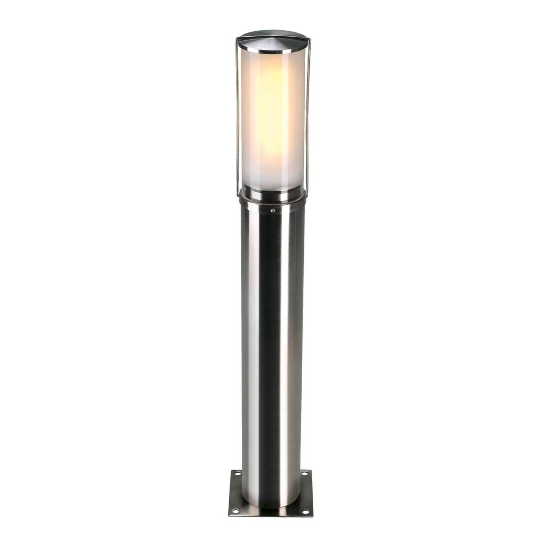 BIG WHITE SLV BIG NAILS 50, venkovní stojací lampa, TC-(D,H,T,Q)SE, IP44, nerezová ocel 304, pr./V 6,5/51 cm, max. 15 W 229162