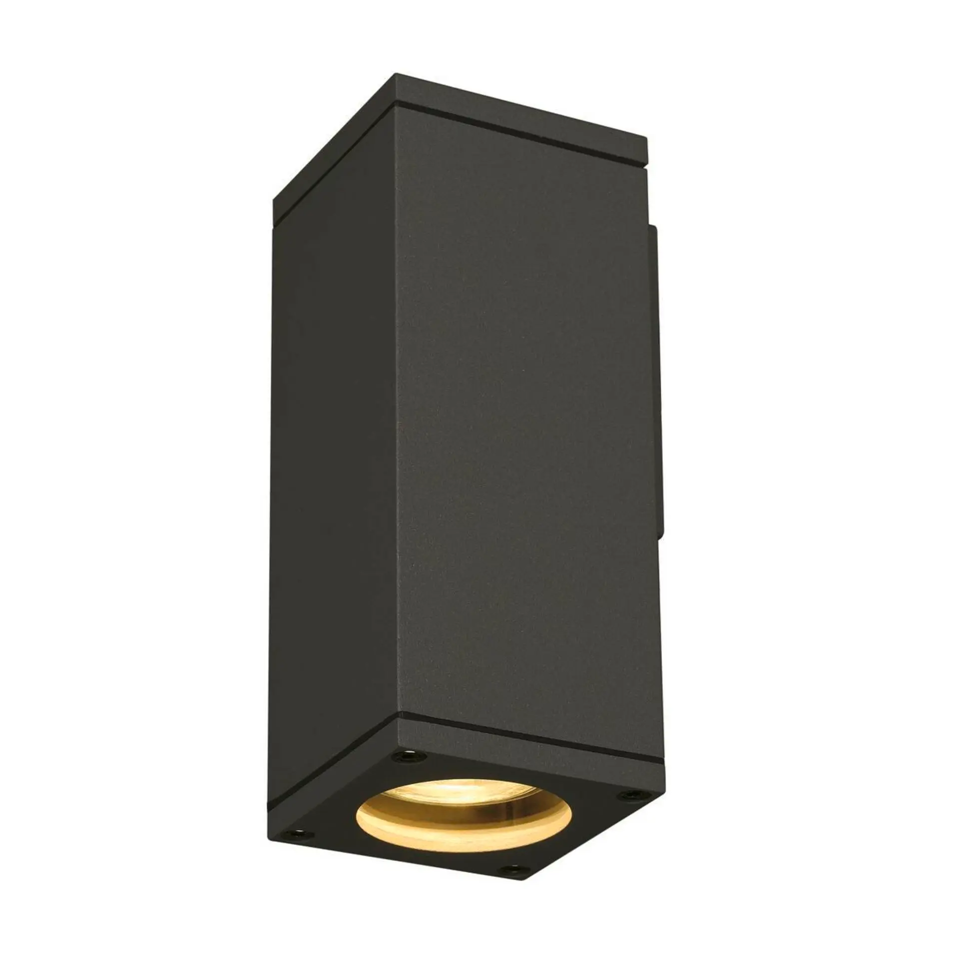 BIG WHITE SLV THEO WALL, venkovní nástěnné svítidlo, QPAR51, hranaté, antracit, max. 35 W 229525