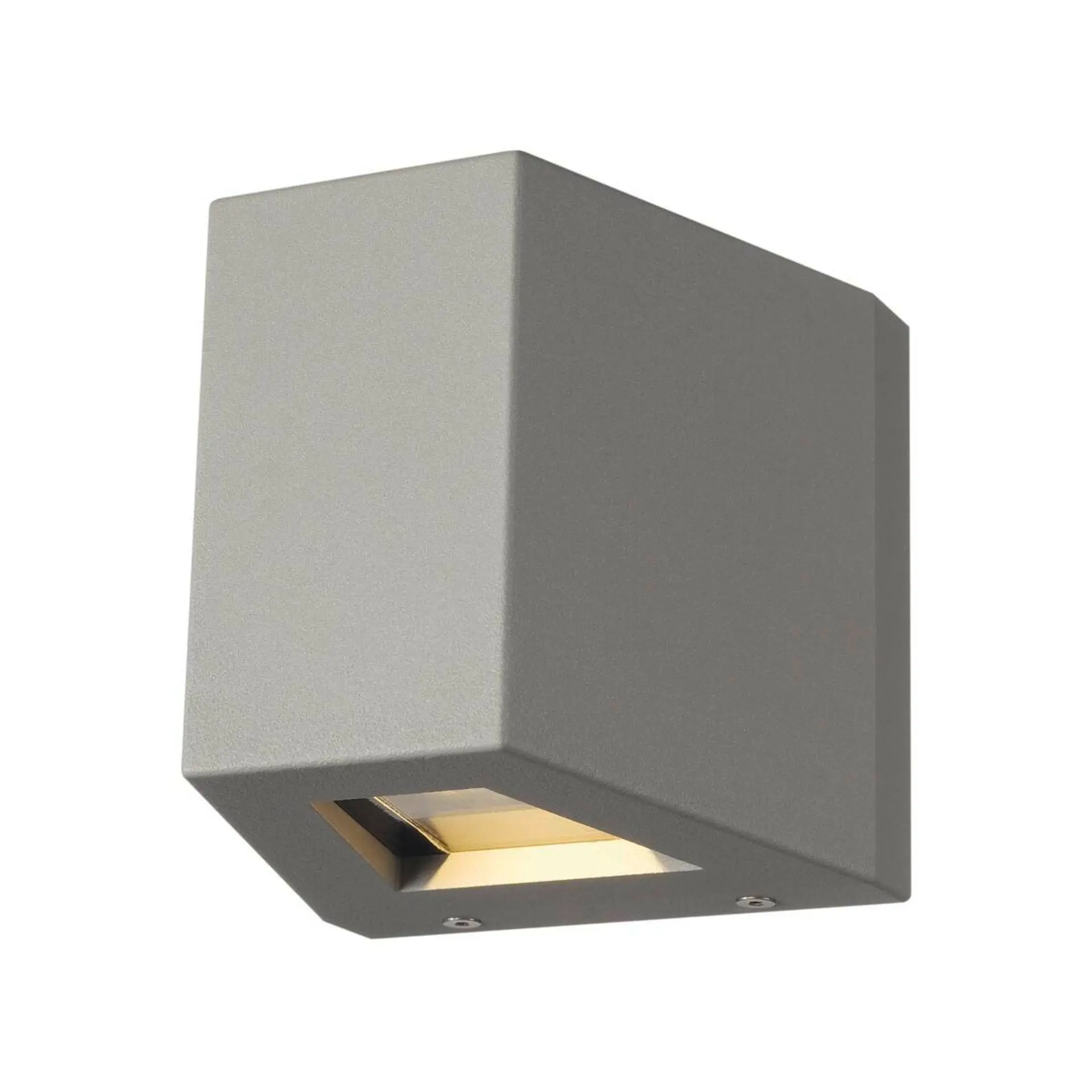 BIG WHITE SLV OUT-BEAM, venkovní nástěnné svítidlo, LED, 3000K, Beam up/Flood down, stříbrošedé, IP44 229664