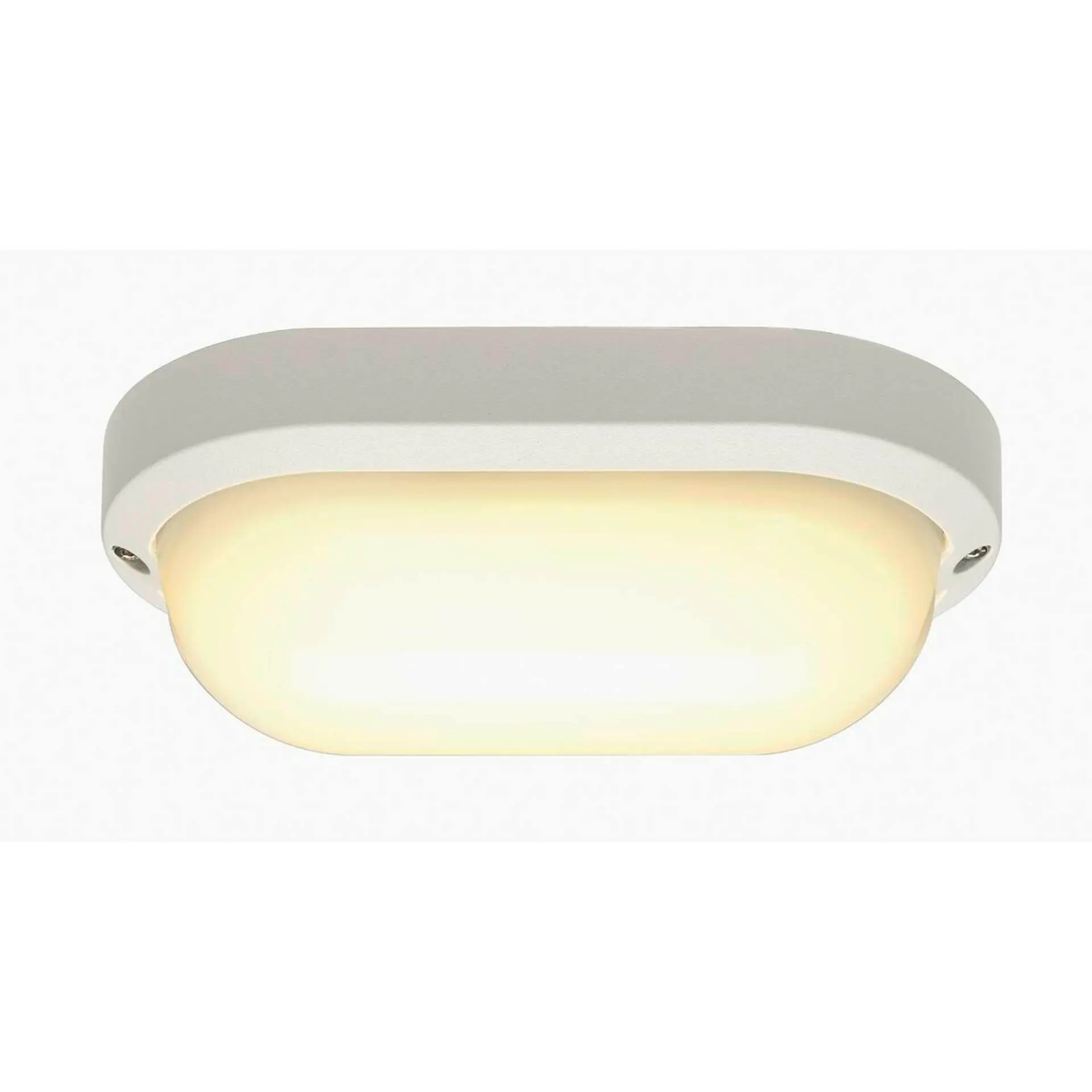 BIG WHITE SLV TERANG 2, venkovní nástěnné a stropní svítidlo, LED, 3000K, IP44, oválné, bílé, max. 11 W 229931