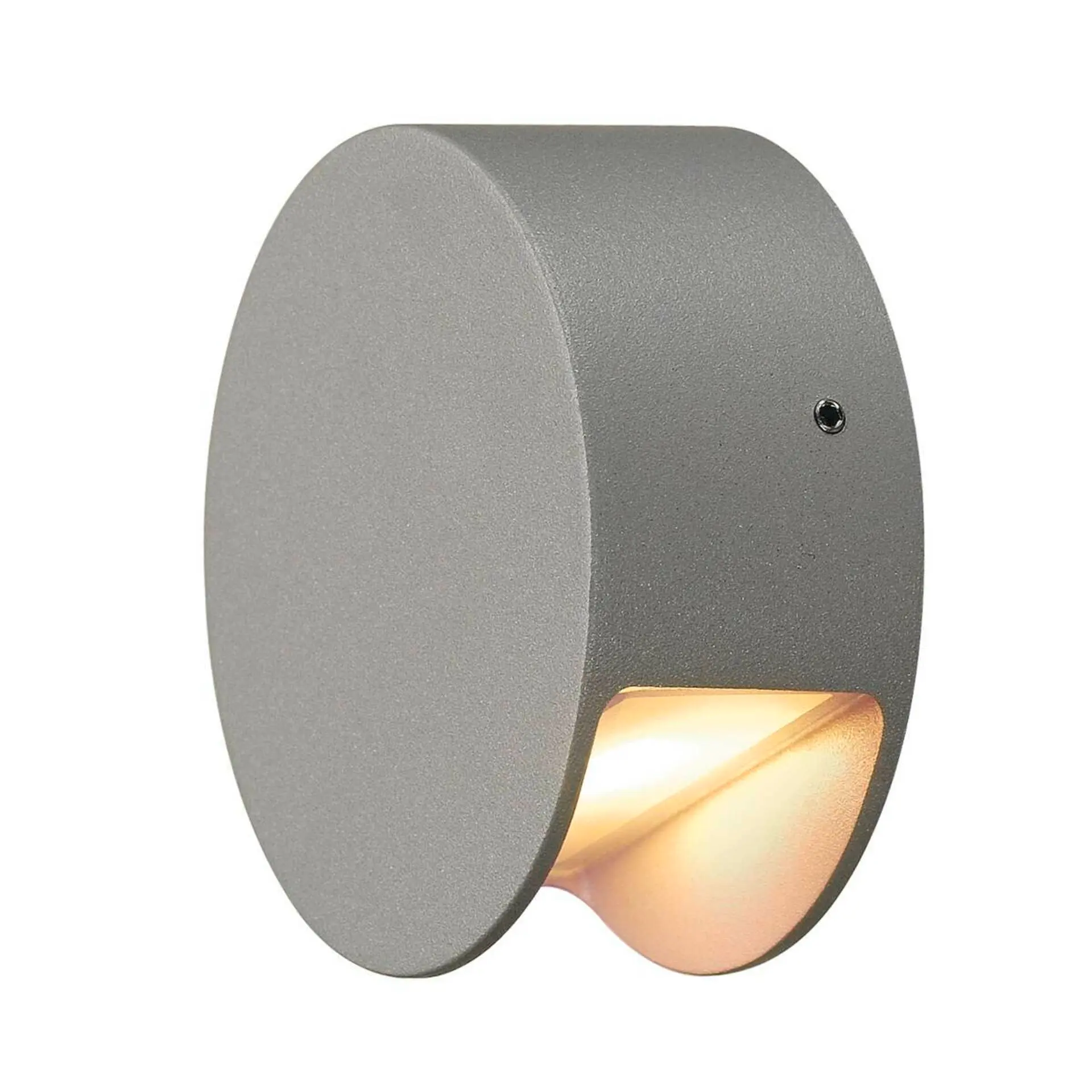 BIG WHITE SLV PEMA, nástěnné svítidlo, LED, 3000K, IP44 , stříbrošedé, 4 W 231012
