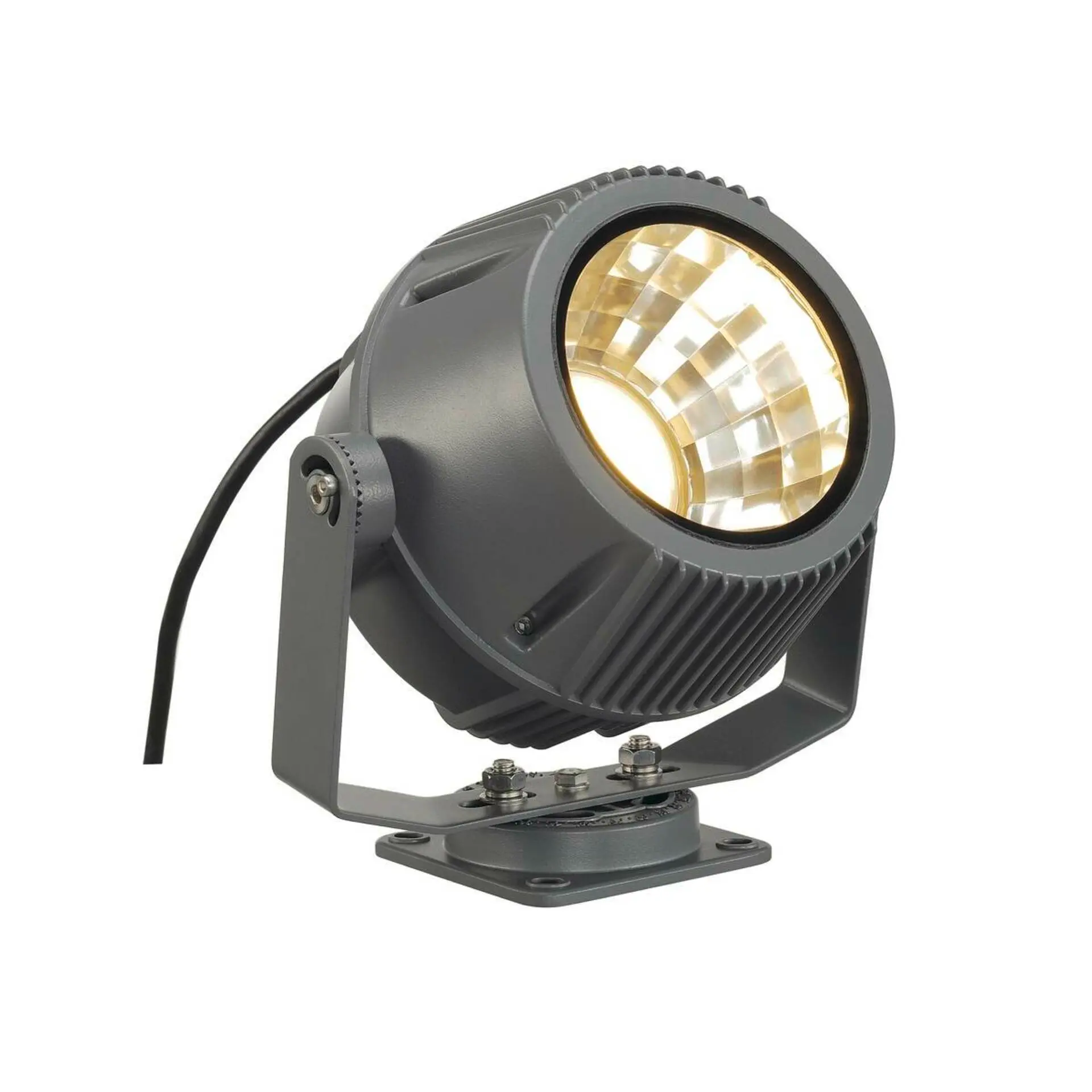 BIG WHITE SLV FLAC BEAM, venkovní fasádní svítidlo, LED, 3000K, IP65, šedý kámen, s modulem Philips DLMi 1800lm, 27W 231072