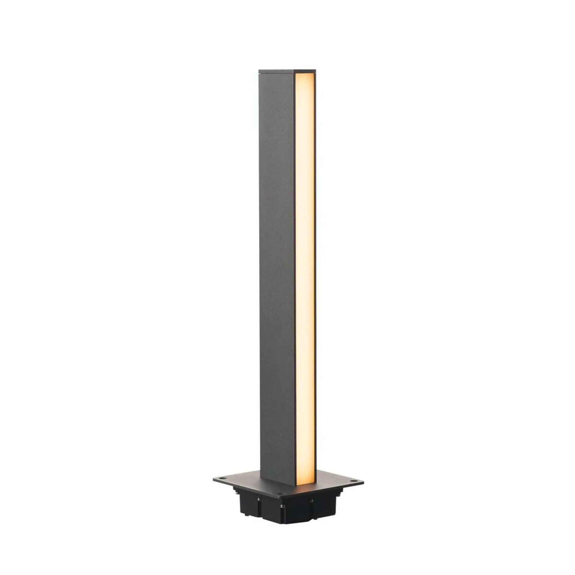 BIG WHITE SLV H-POL, svítidlo pro osvětlení cest a stojací lampa, jedna žárovka, LED, 3000K, antracit, D/Š/V 16,5/16,5/66 cm 232165