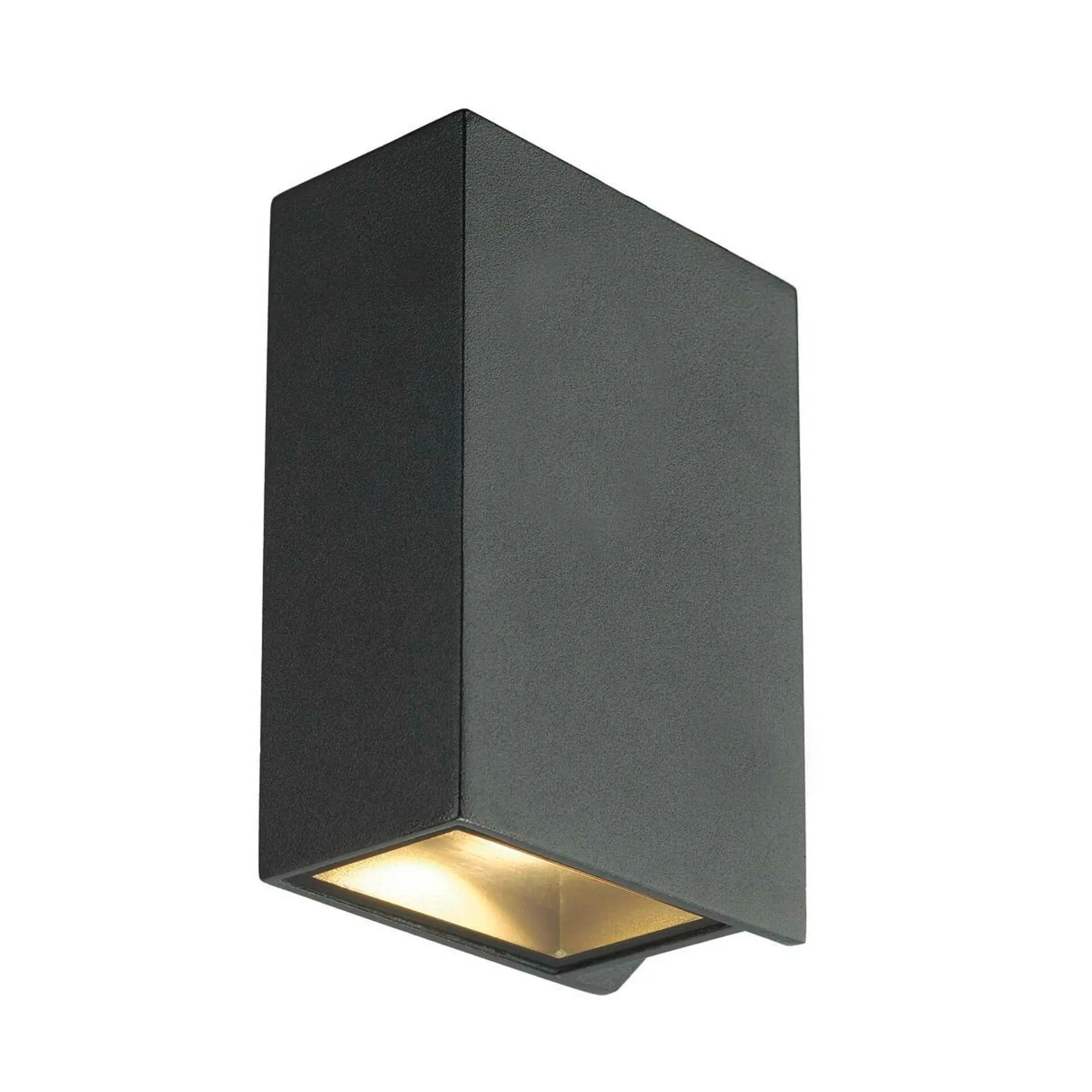 LA 232445 Nástěnné svítidlo QUAD XL 2, hranaté, antracit, LED, 2x3,2 W, 3000K, up-down - BIG WHITE (SLV)