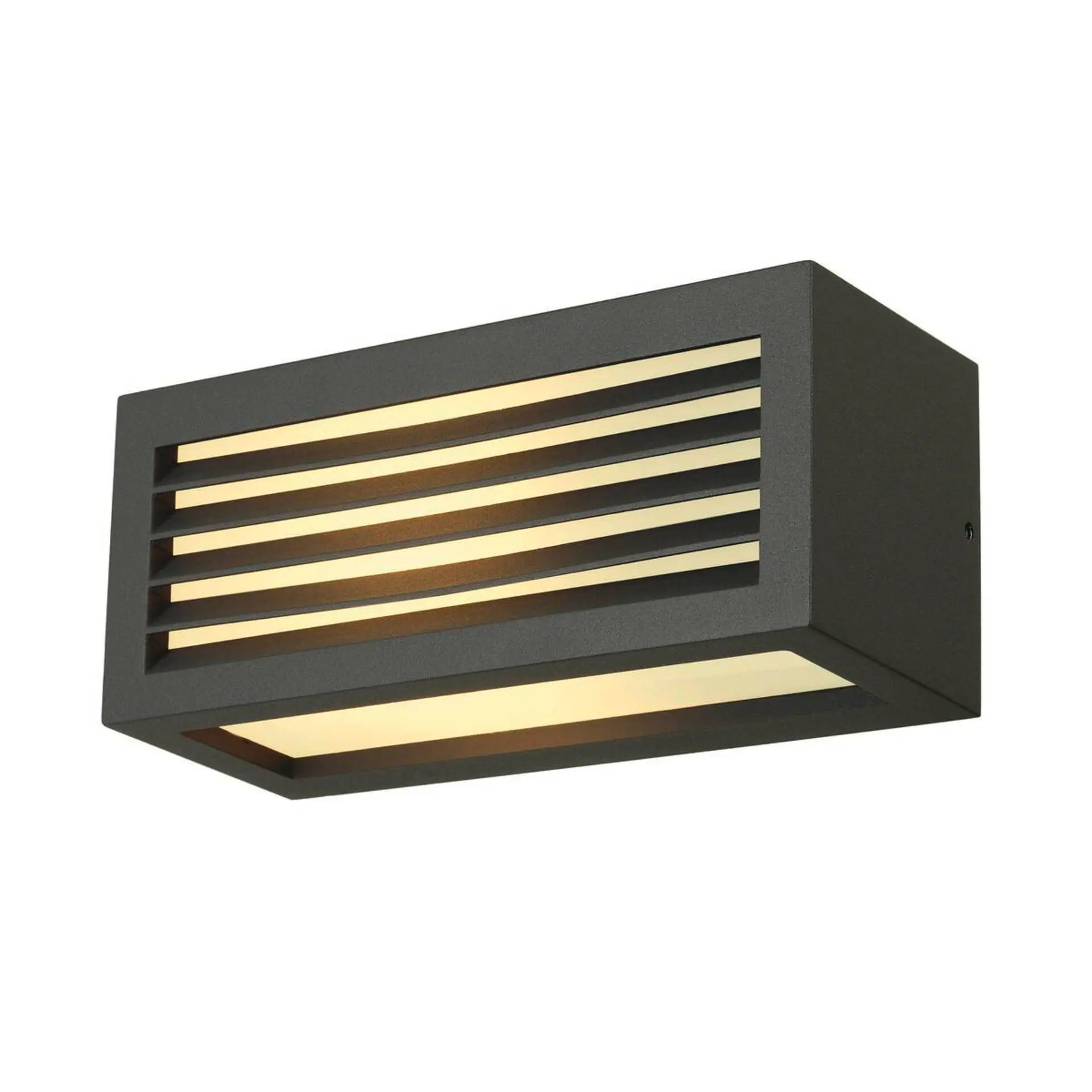 BIG WHITE SLV BOX-L, venkovní nástěnné svítidlo, TC-(D,H,T,Q)SE, IP44, hranaté, antracit, max. 18 W 232495