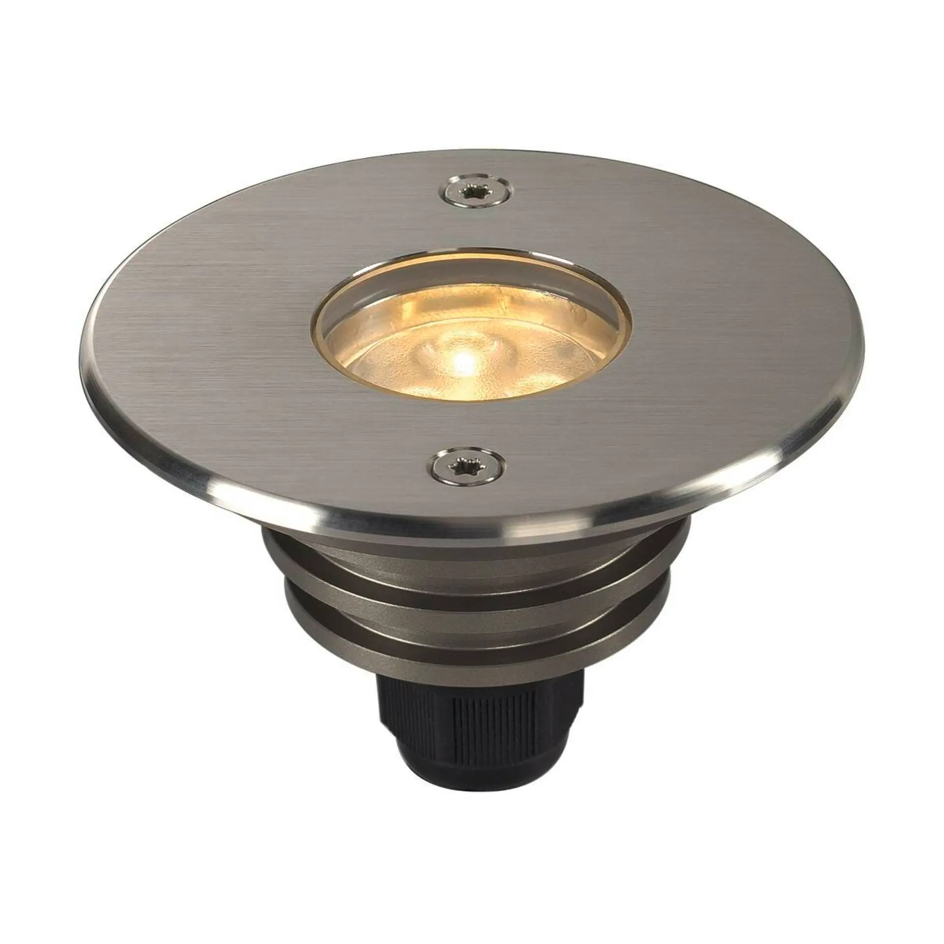 LA 233500 DASAR LED LV  česaná ocel 12=   LED 6W IP67 3000K - BIG WHITE (SLV)