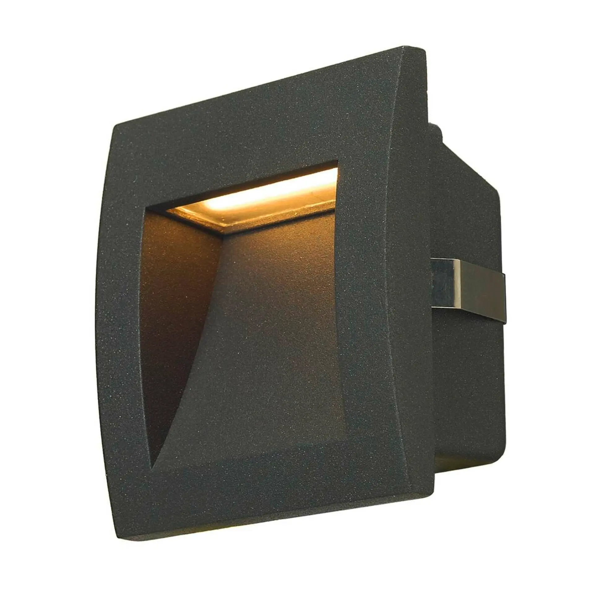 BIG WHITE SLV DOWNUNDER OUT LED S, venkovní nástěnné vestavné svítidlo, LED, 3000K, antracit 233605