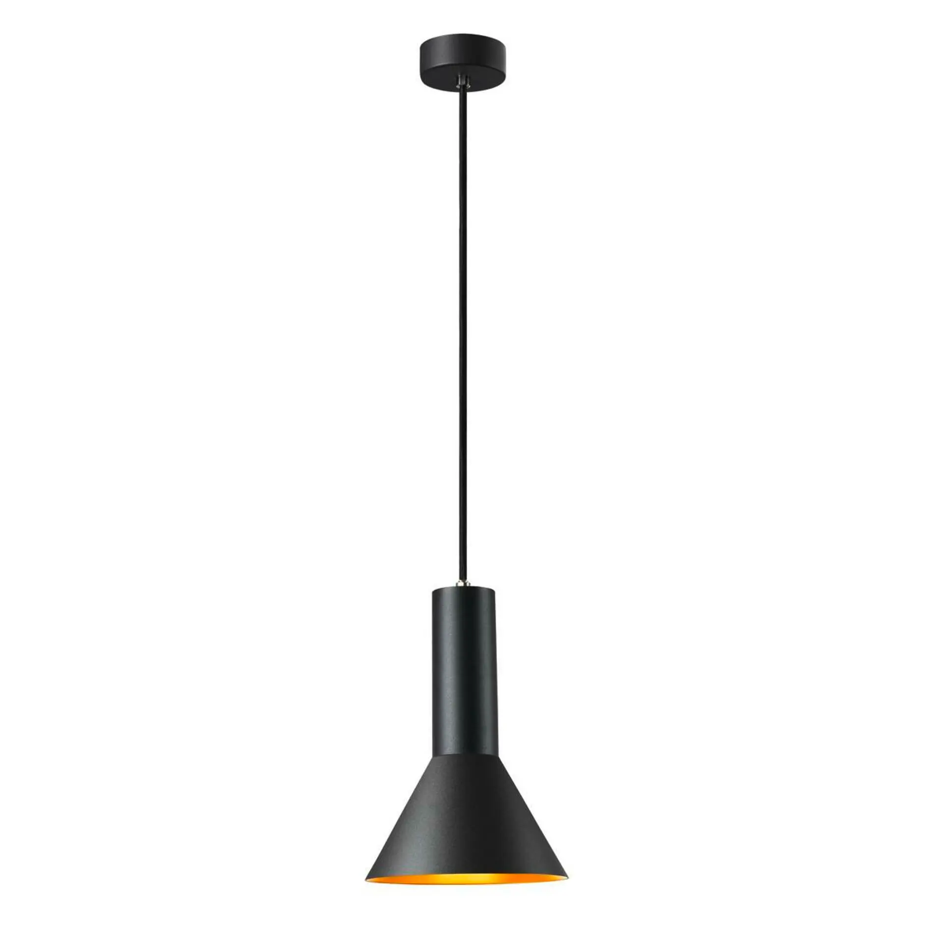 VÝPRODEJ VZORKU BIG WHITE SLV PHELIA 175 E27 Indoor, závěsné svítidlo, černé/zlaté 1002948