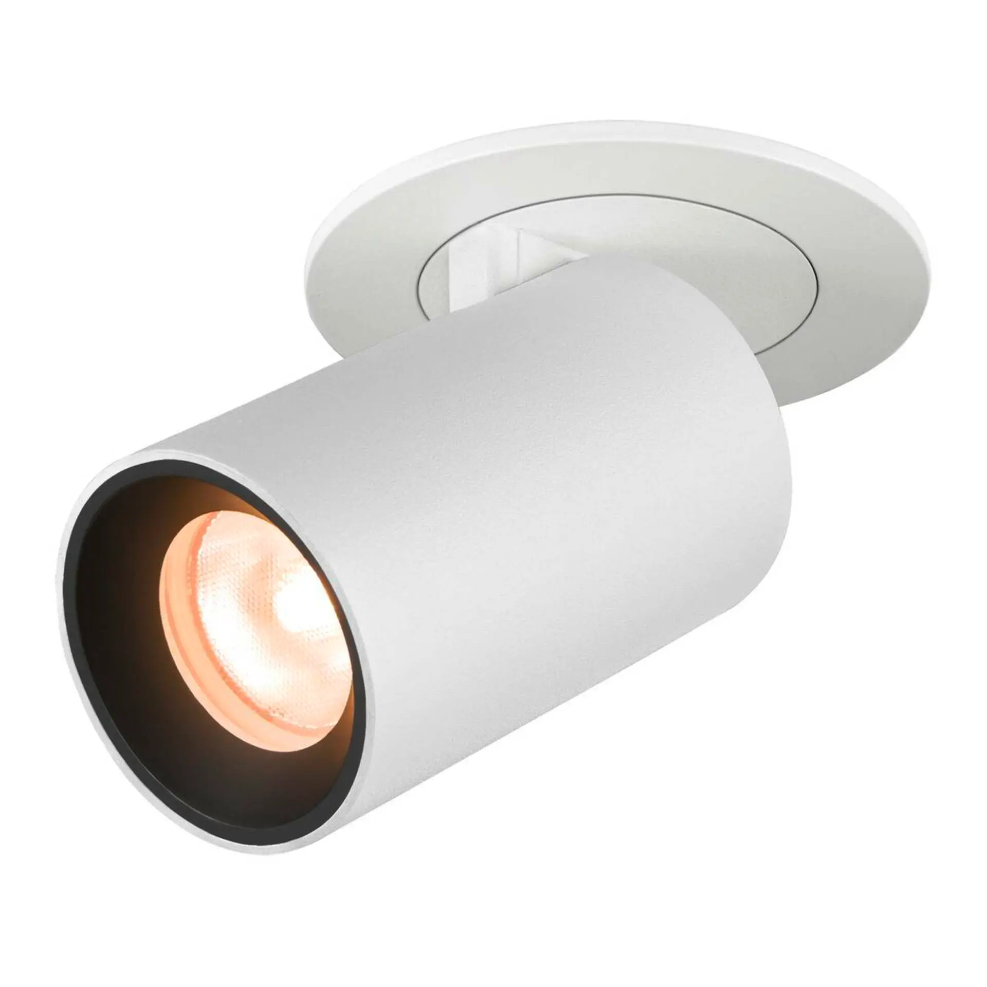 LA 1006876 NUMINOS® PROJECTOR XS stropní zápustné svítidlo, 2700 K, 20°, válcové, bílé/černé - BIG WHITE (SLV)