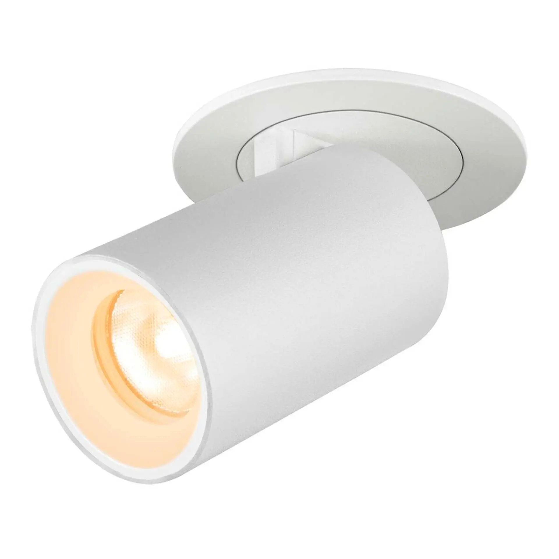 LA 1006901 NUMINOS® PROJECTOR XS stropní zápustné svítidlo, 3000 K, 55°, válcové, bílé/bílé - BIG WHITE (SLV)
