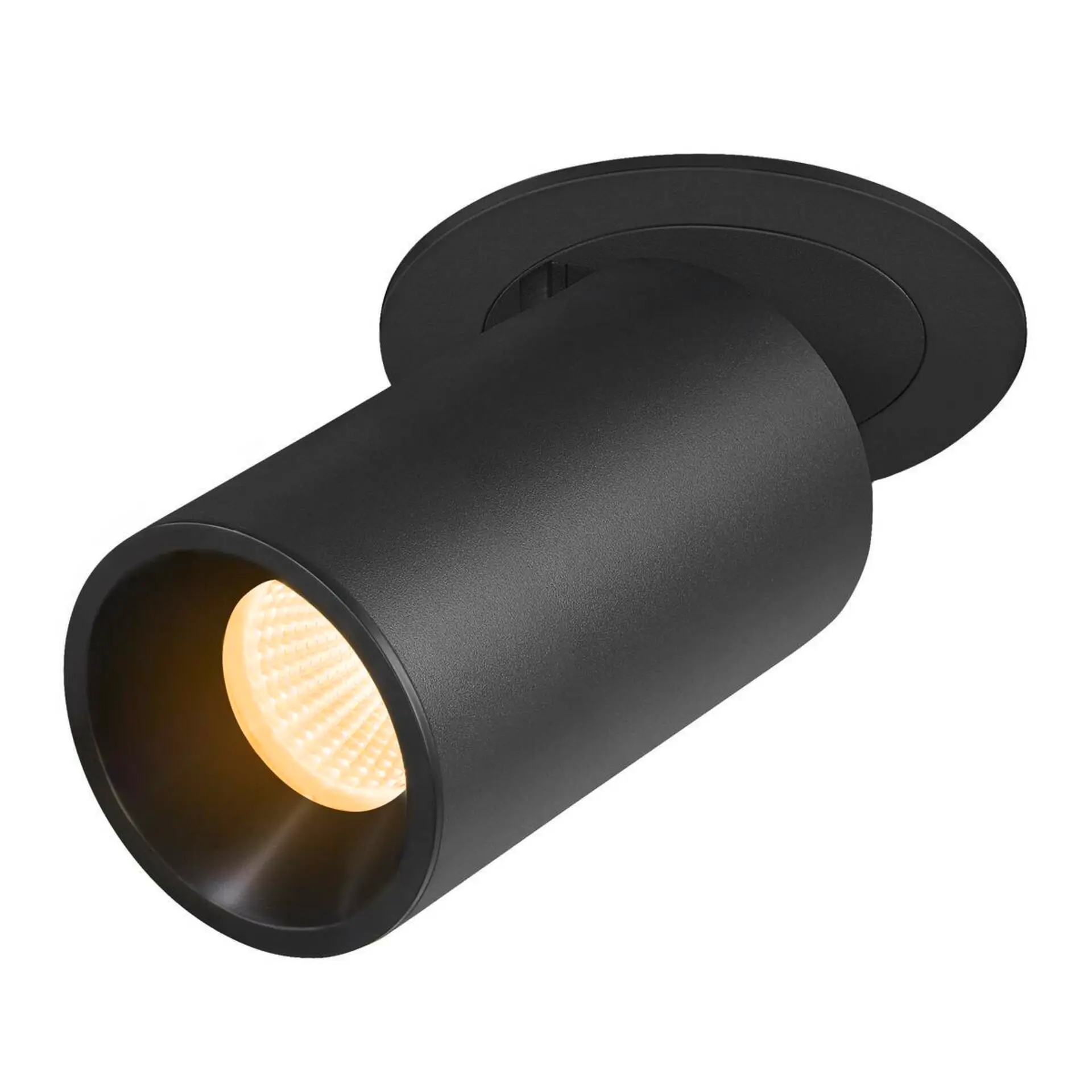 LA 1006996X VÝPRODEJ VZORKU - NUMINOS® PROJECTOR M stropní zápustné svítidlo, 3000 K, 40°, válcové, černé/černé - BIG WHITE (SLV)