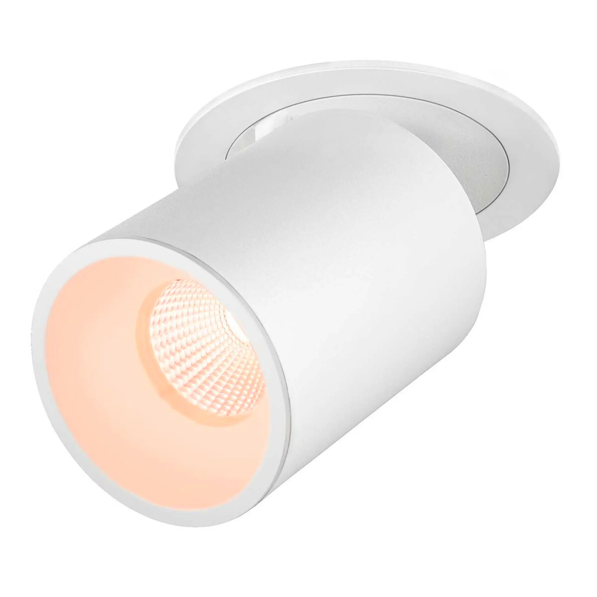 LA 1007045 NUMINOS® PROJECTOR L stropní zápustné svítidlo, 2700 K, 55°, válcové, bílé/bílé - BIG WHITE (SLV)