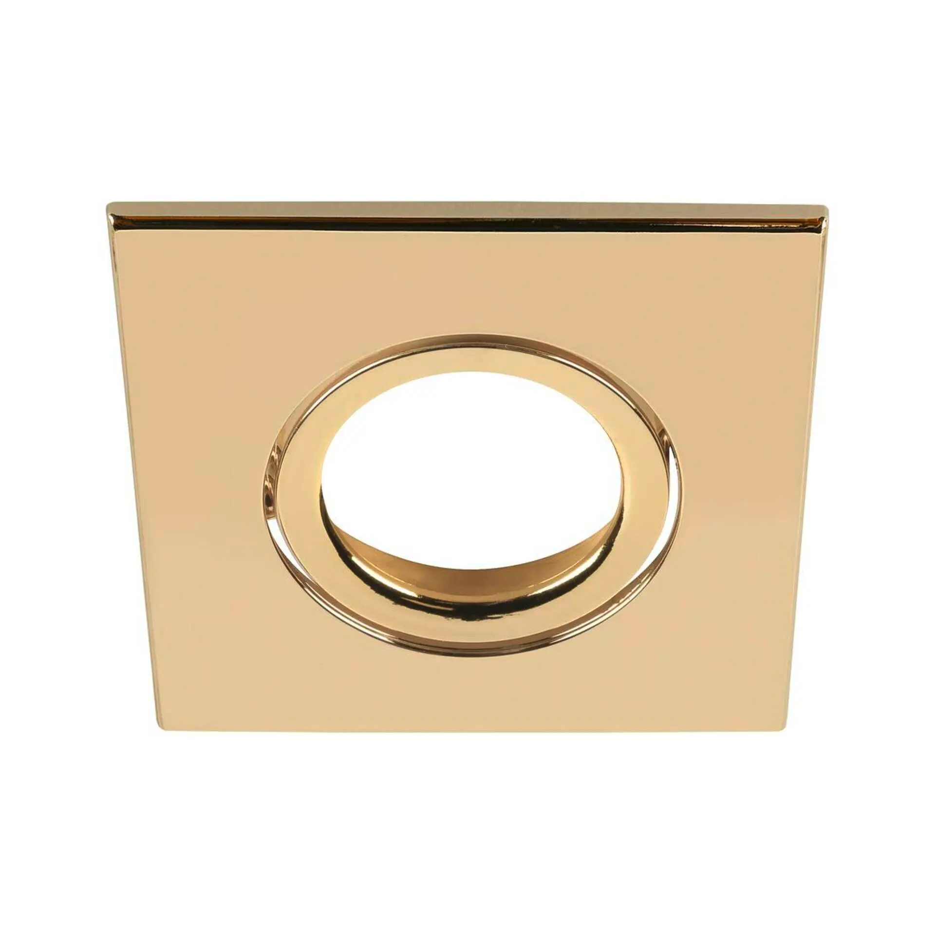 LA 1007187 UNIVERSAL DOWNLIGHT kryt pro downlight IP20, výkyvný, hranatý, zlatý - BIG WHITE (SLV)