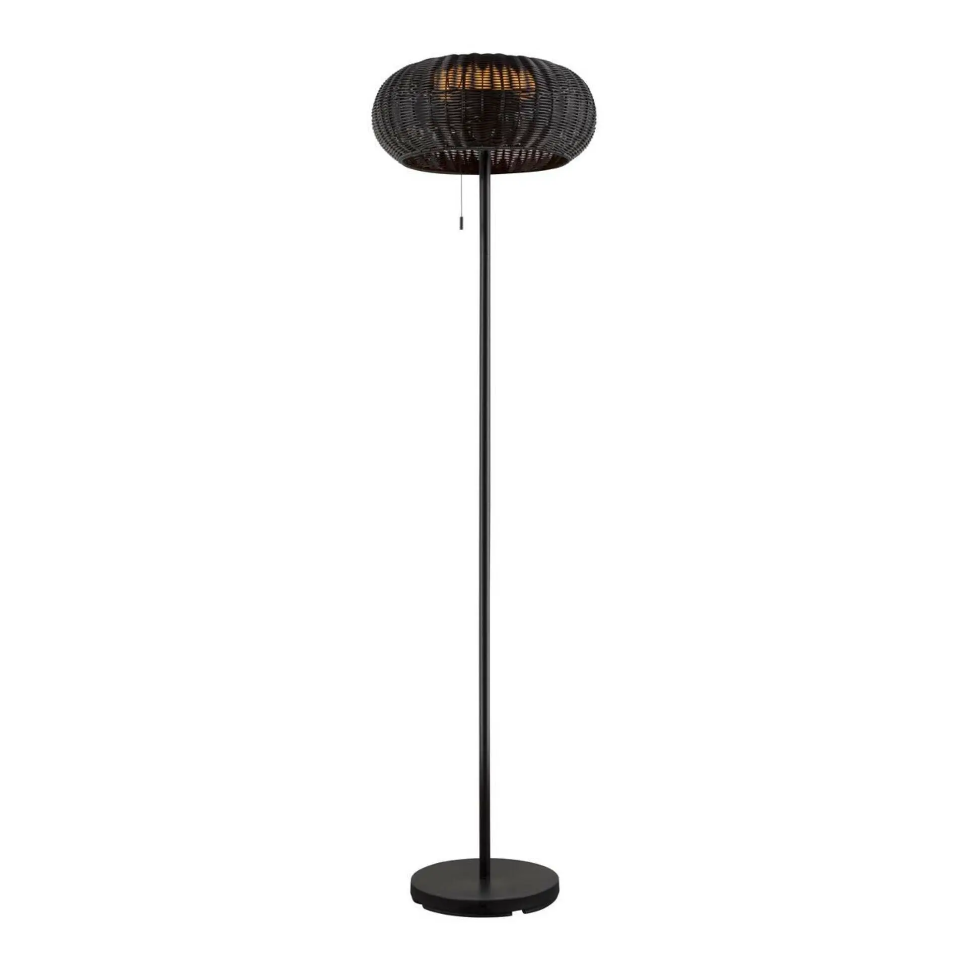 LA 1008386 ADEGAN venkovní stojací lampa, solární, 2200 K, IP65, černá - BIG WHITE (SLV)