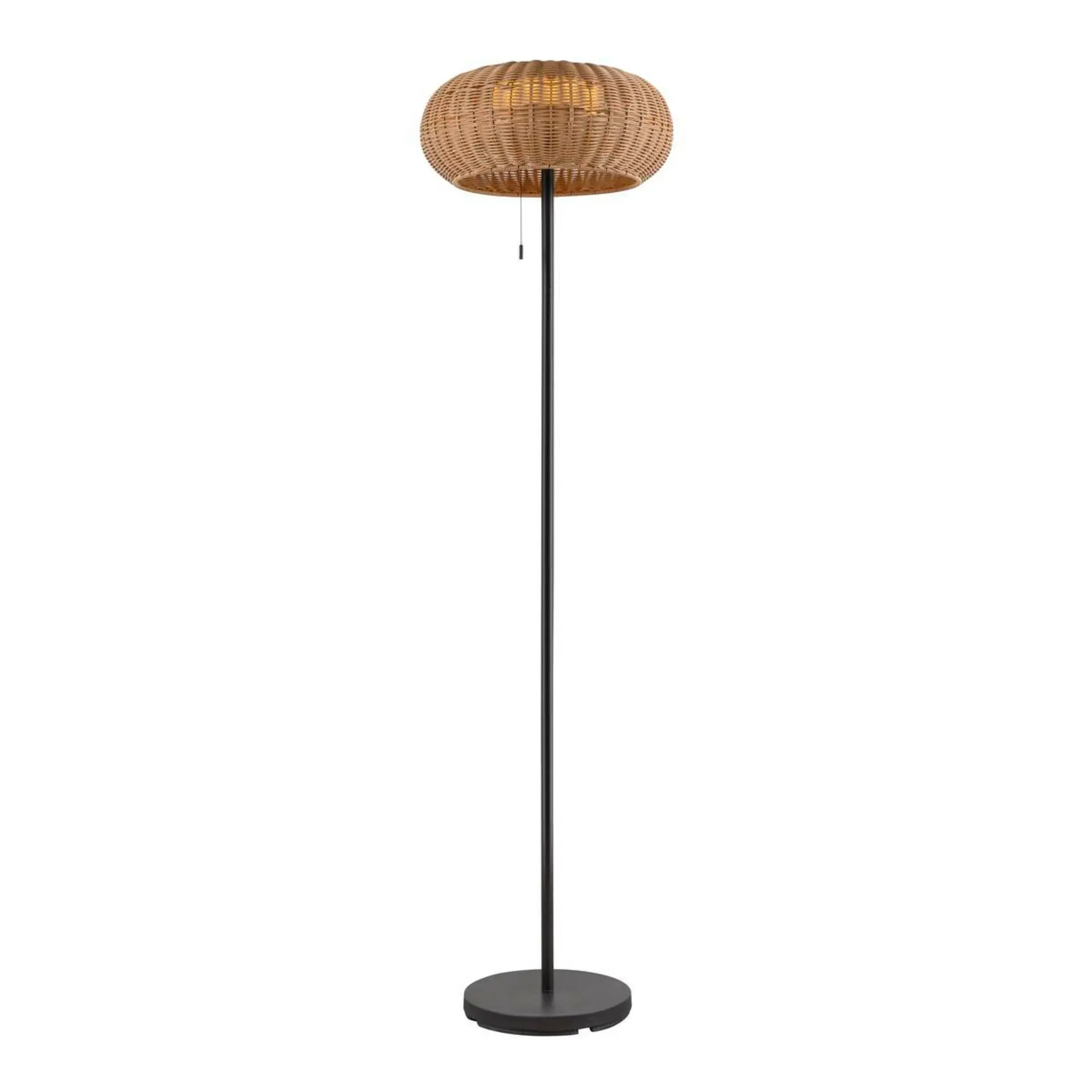 LA 1008387 ADEGAN venkovní stojací lampa, solární, 2200 K, IP65, hnědá - BIG WHITE (SLV)