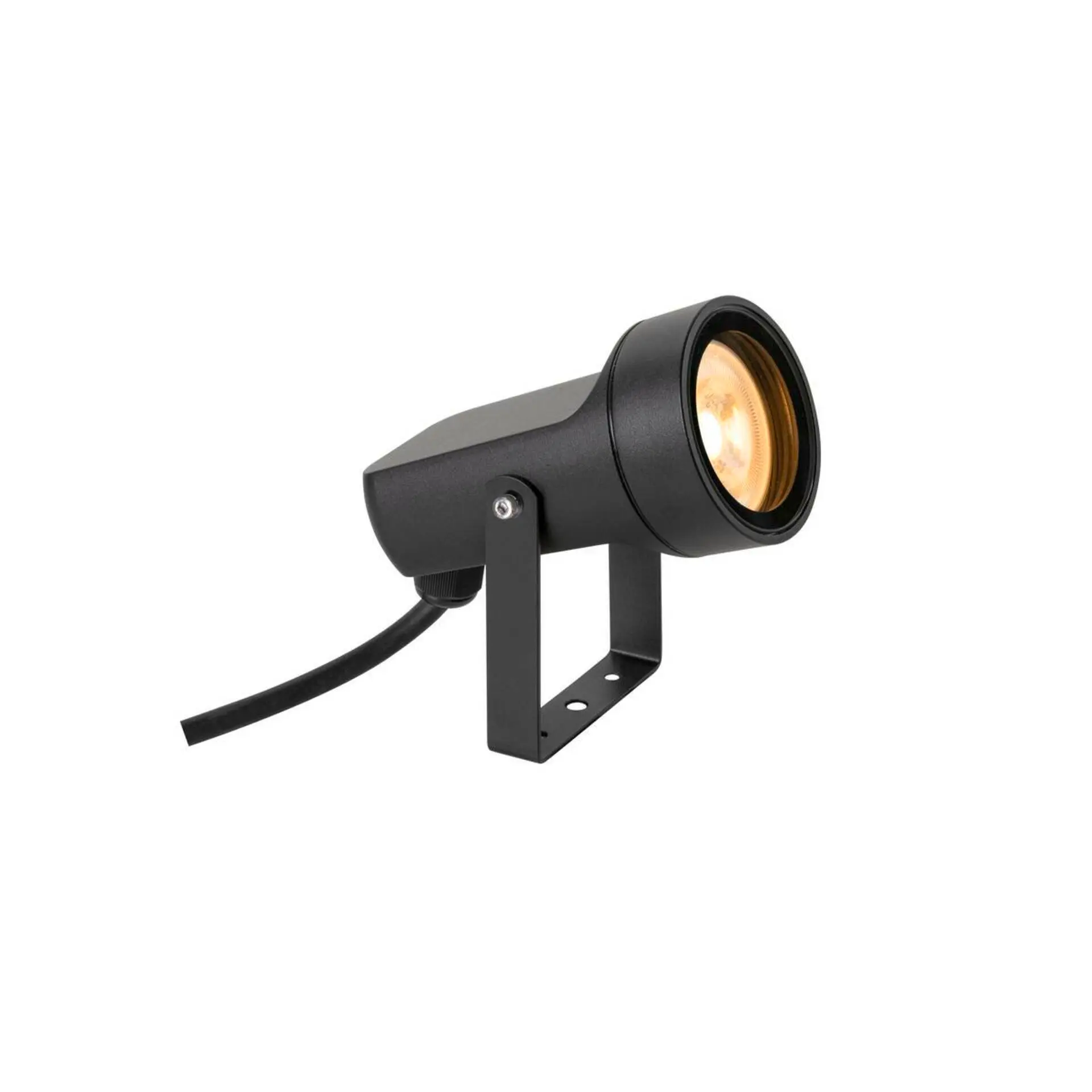 BIG WHITE SLV SYNA SHADE svítidlo se zemním hrotem, GU10, 1x max. 10 W, IP65, kulaté, černé 1008480