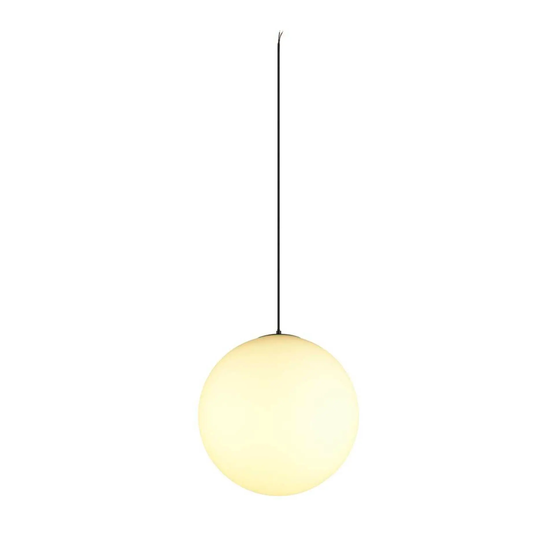 BIG WHITE SLV SUN 40 PD E27, závěsné svítidlo, délka závěsu 400 cm, kulaté, černá barva 1008534
