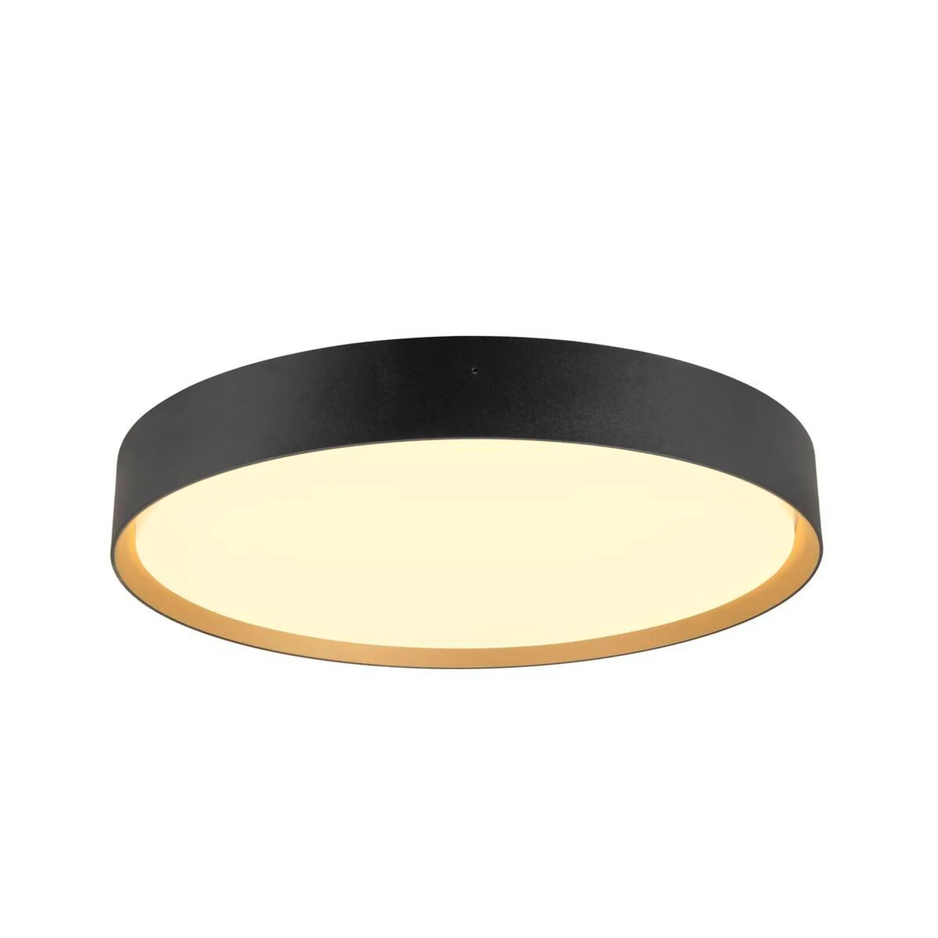 LA 1008924 DECONA 42 CL, PHASE, povrchové stropní svítidlo, kulaté, 3000/4000K, 23 W, černá / zlatá - BIG WHITE (SLV)