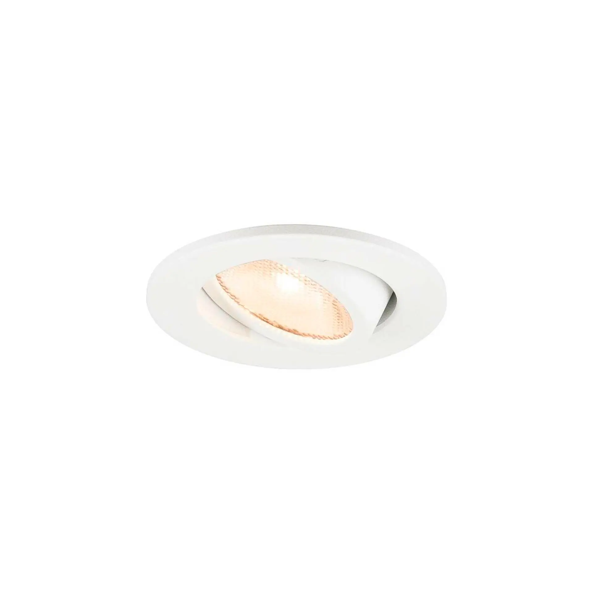 LA 1009002 NEW TRIA® 45 DL, kulaté, vestavné stropní svítidlo, 2700 K, 24°, bílé - BIG WHITE (SLV)