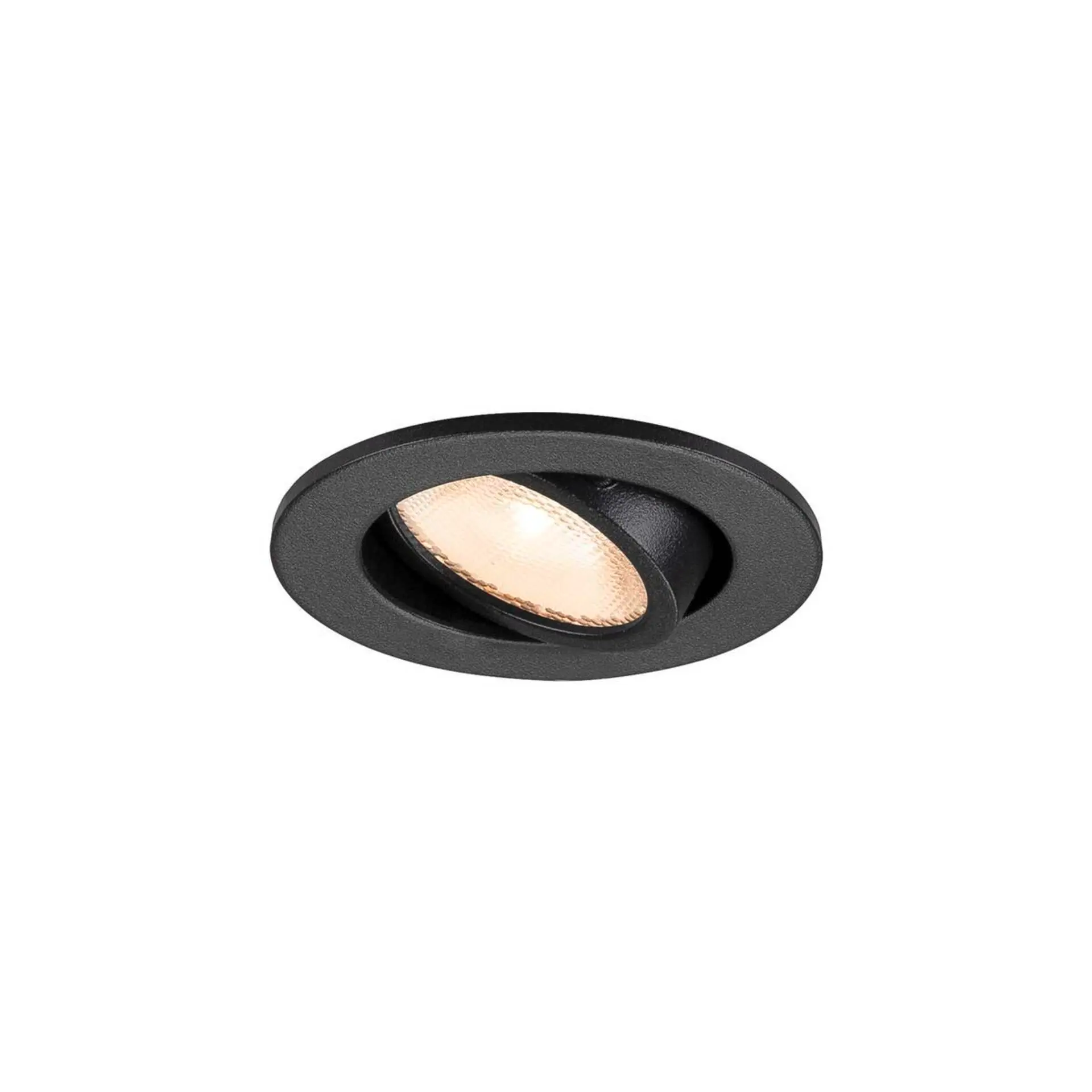LA 1009003 NEW TRIA® 45 DL, kulaté, vestavné stropní svítidlo, 2700 K, 24°, černá barva - BIG WHITE (SLV)