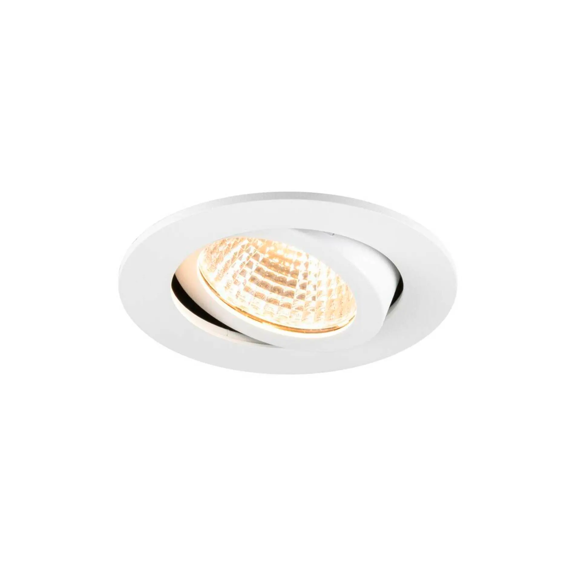 BIG WHITE SLV NEW TRIA® 68 vestavné stropní svítidlo, PHASE, AIRTIGHT, kulaté, 2700 K, 7,5 W, bílé 1009020