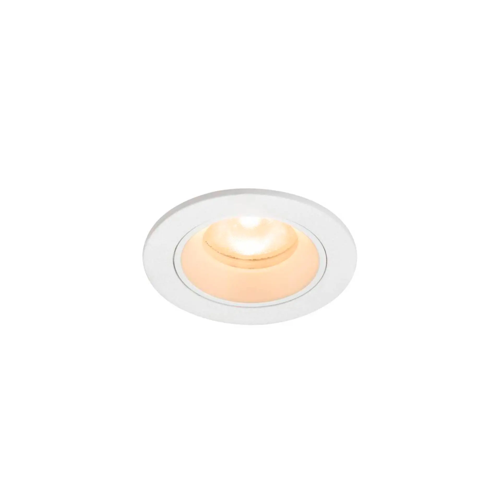 LA 1009287 NUMINOS® XS Stropní vestavné svítidlo, 2700 K, 55°, IP20, kulaté, bílé - BIG WHITE (SLV)