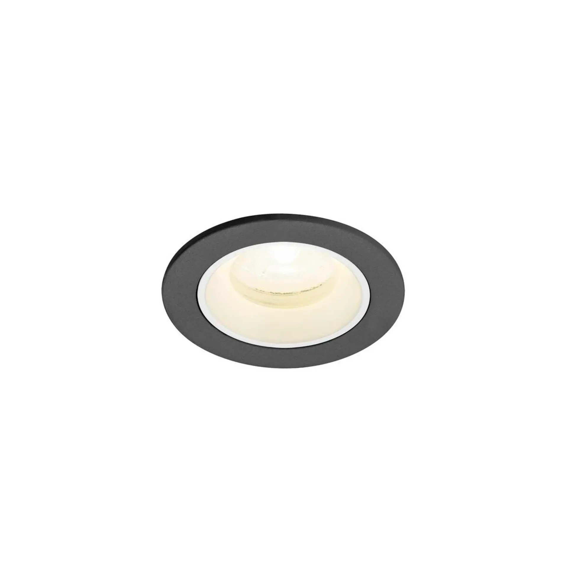 LA 1009308 NUMINOS® XS Stropní vestavné svítidlo, 4000 K, 20°, IP20, kulaté, černé / bílé - BIG WHITE (SLV)