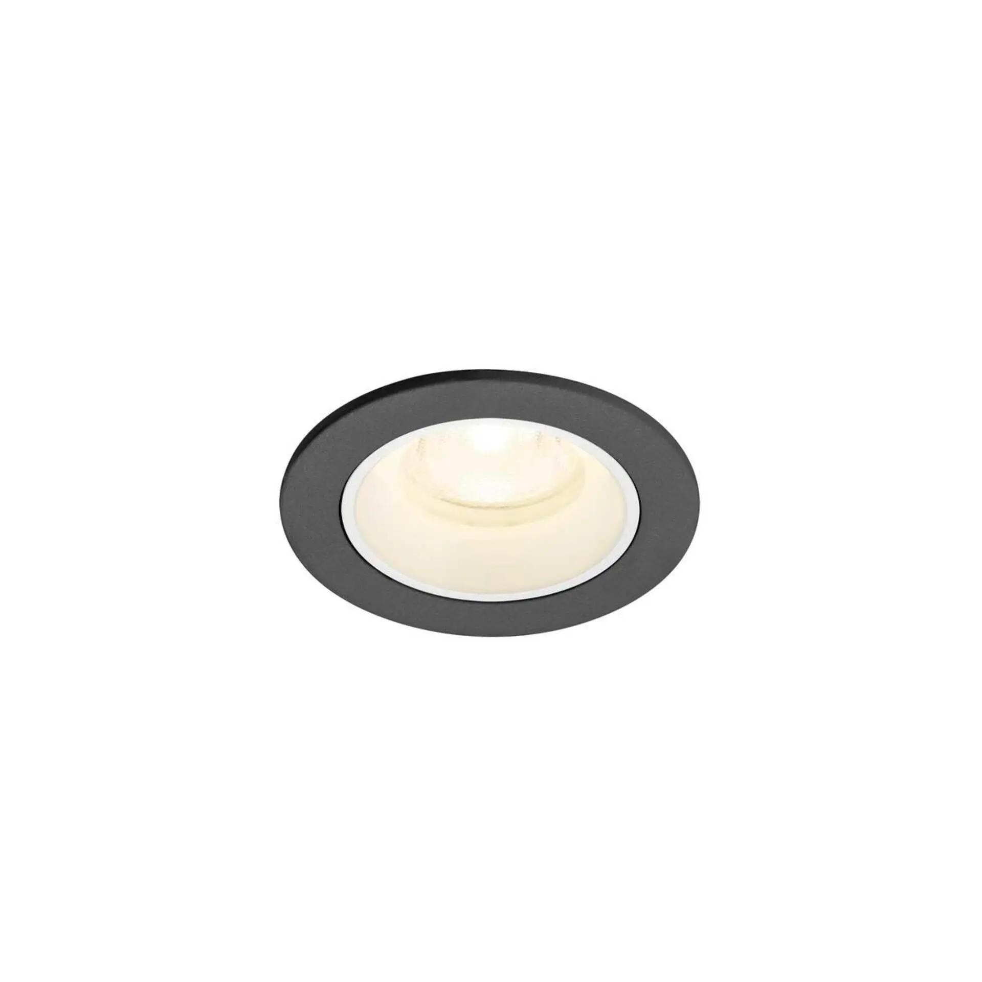 LA 1009311 NUMINOS® XS Stropní vestavné svítidlo, 4000 K, 40°, IP20, kulaté, černé / bílé - BIG WHITE (SLV)