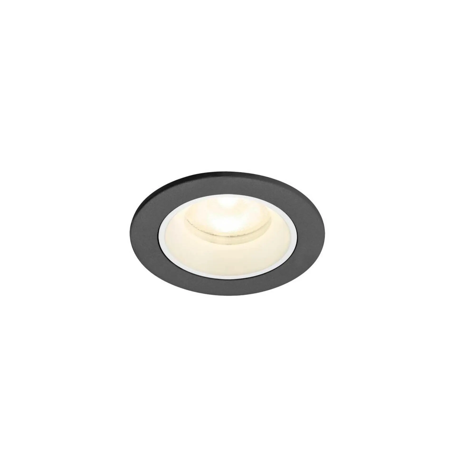 LA 1009314 NUMINOS® XS Stropní vestavné svítidlo, 4000 K, 55°, IP20, kulaté, černé / bílé - BIG WHITE (SLV)