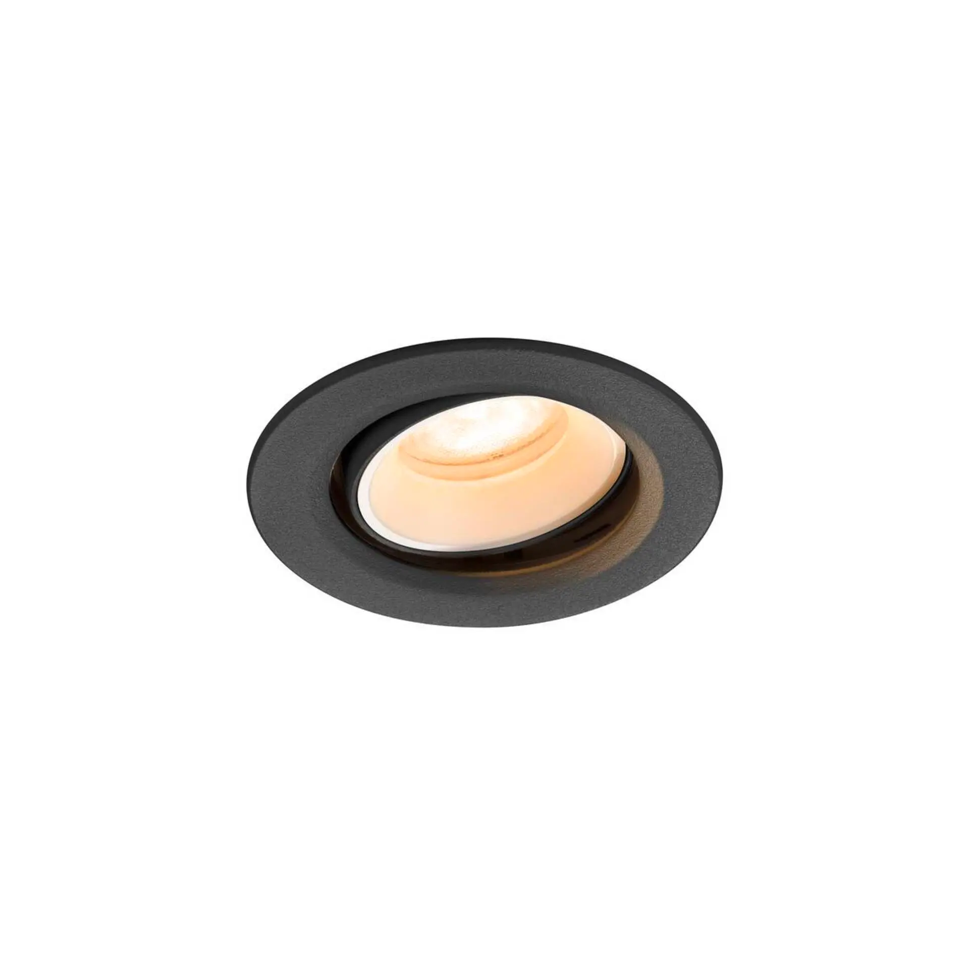 LA 1009332 NUMINOS® MOVE XS Stropní vestavné svítidlo, 2700 K, 55°, IP20, kulaté, černé / bílé - BIG WHITE (SLV)