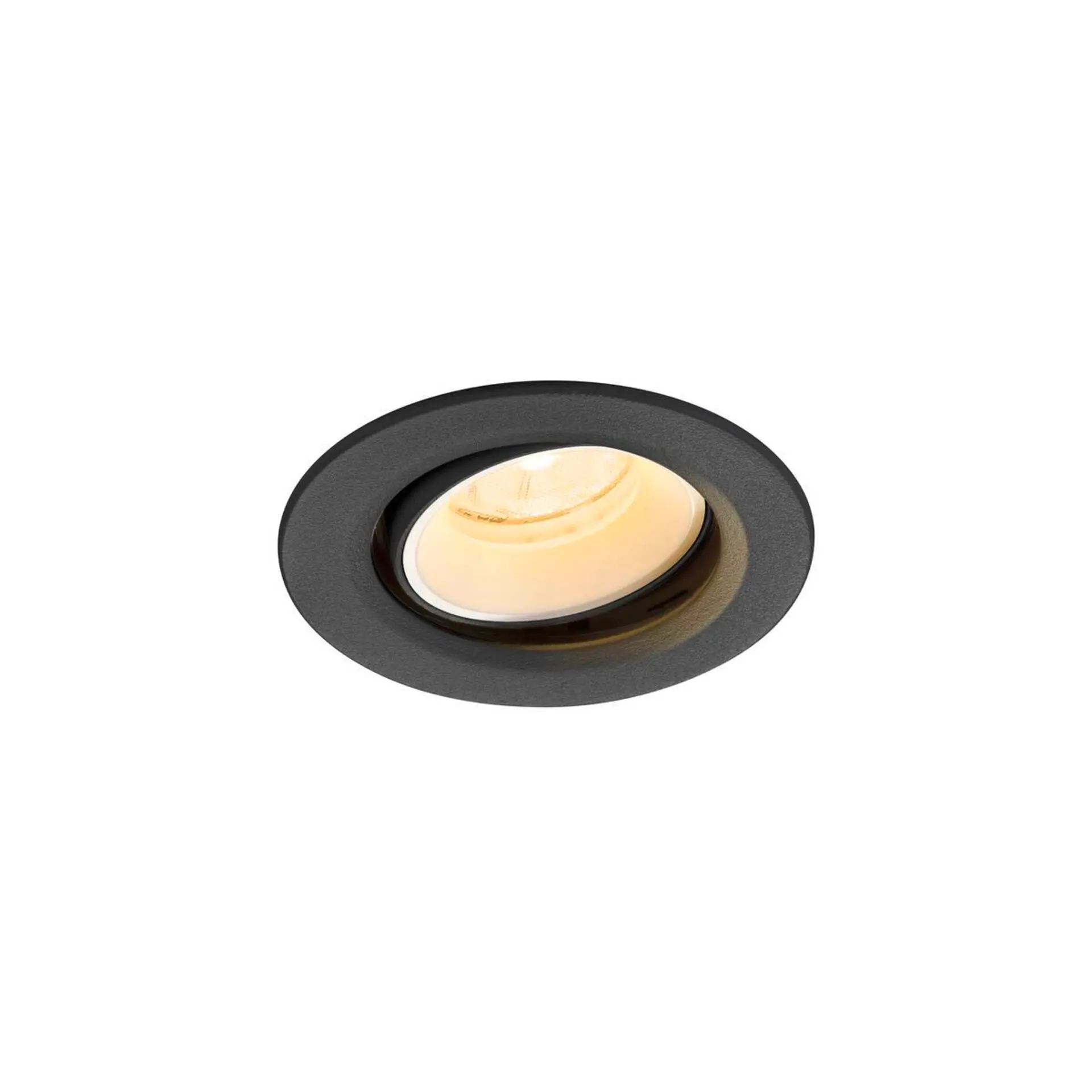 LA 1009344 NUMINOS® MOVE XS Stropní vestavné svítidlo, 3000 K, 20°, IP20, kulaté, černé / bílé - BIG WHITE (SLV)