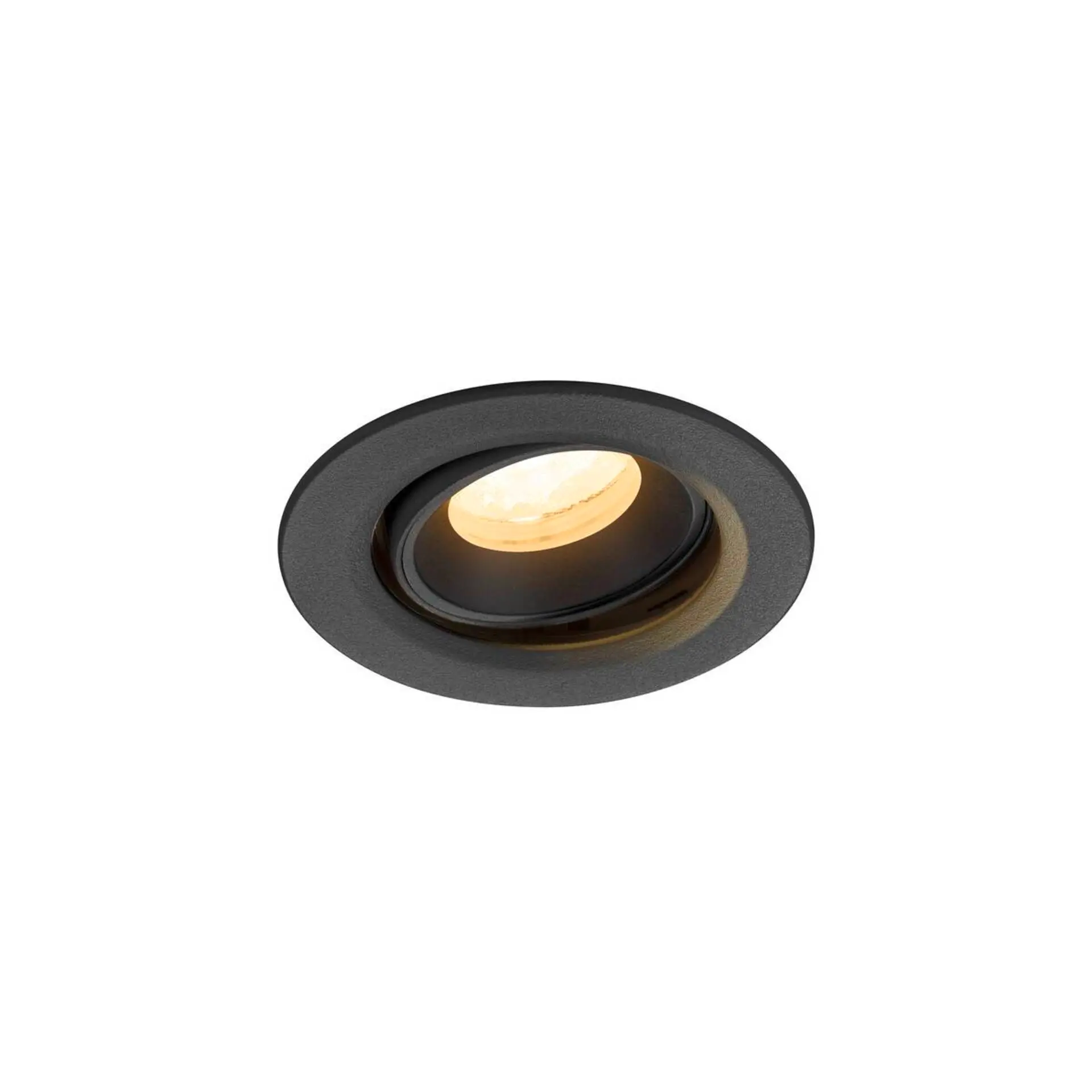 LA 1009346 NUMINOS® MOVE XS Stropní vestavné svítidlo, 3000 K, 40°, IP20, kulaté, černé - BIG WHITE (SLV)