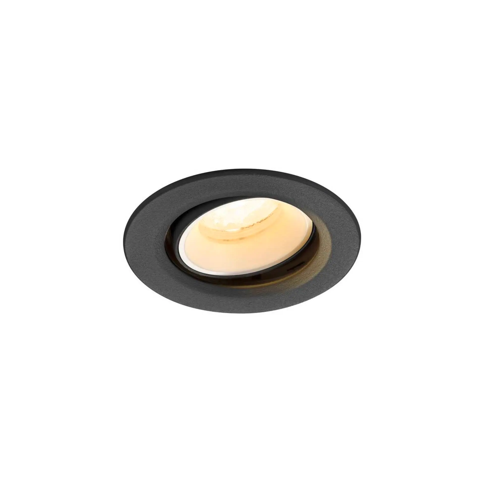 LA 1009365 NUMINOS® MOVE XS Stropní vestavné svítidlo, 4000 K, 40°, IP20, kulaté, černé / bílé - BIG WHITE (SLV)
