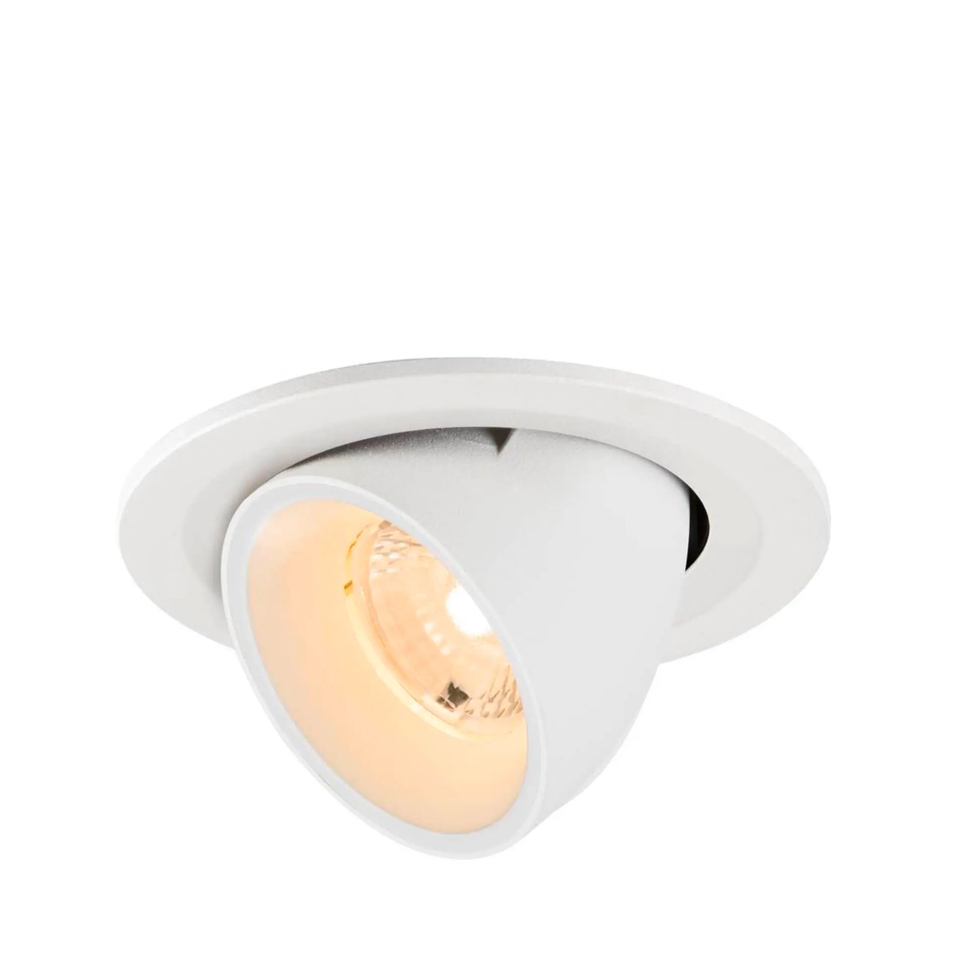 LA 1009392 NUMINOS® GIMBLE S Stropní vestavné svítidlo, 2700 K, 40°, IP20, kulaté, bílé - BIG WHITE (SLV)