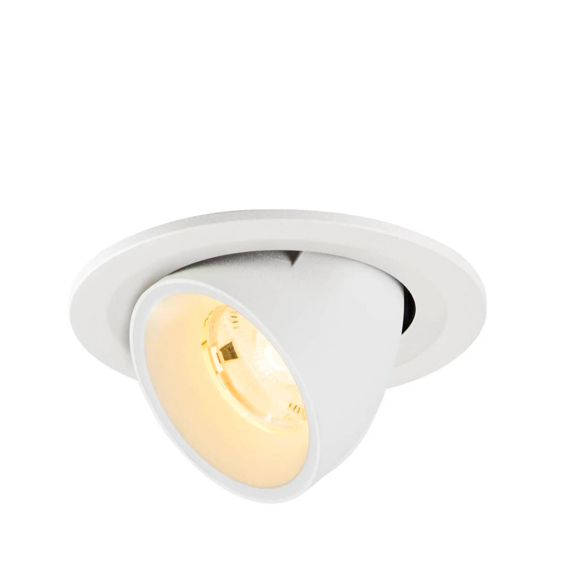 LA 1009407 NUMINOS® GIMBLE S Stropní vestavné svítidlo, 3000 K, 20°, IP20, kulaté, bílé - BIG WHITE (SLV)