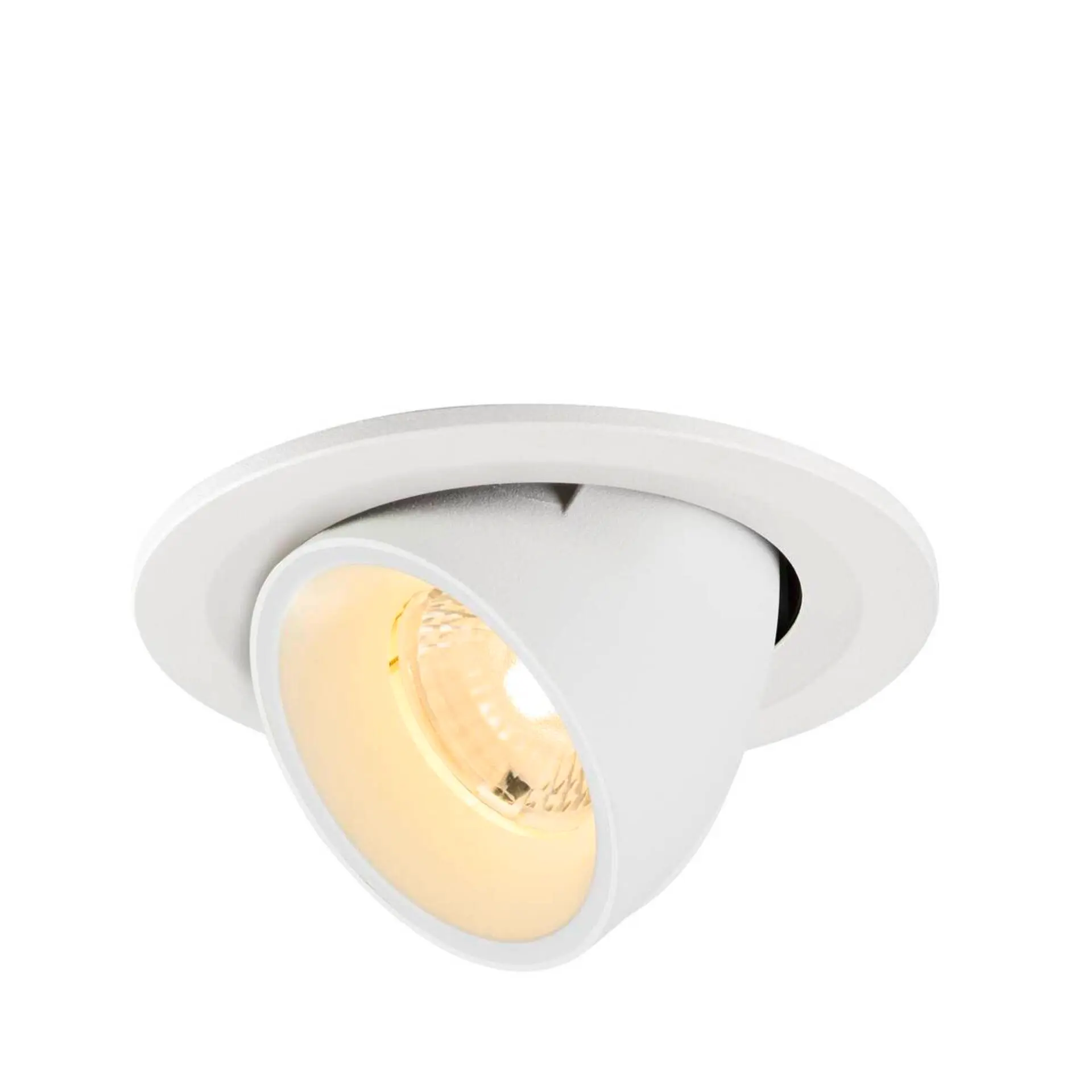 LA 1009410 NUMINOS® GIMBLE S Stropní vestavné svítidlo, 3000 K, 40°, IP20, kulaté, bílé - BIG WHITE (SLV)