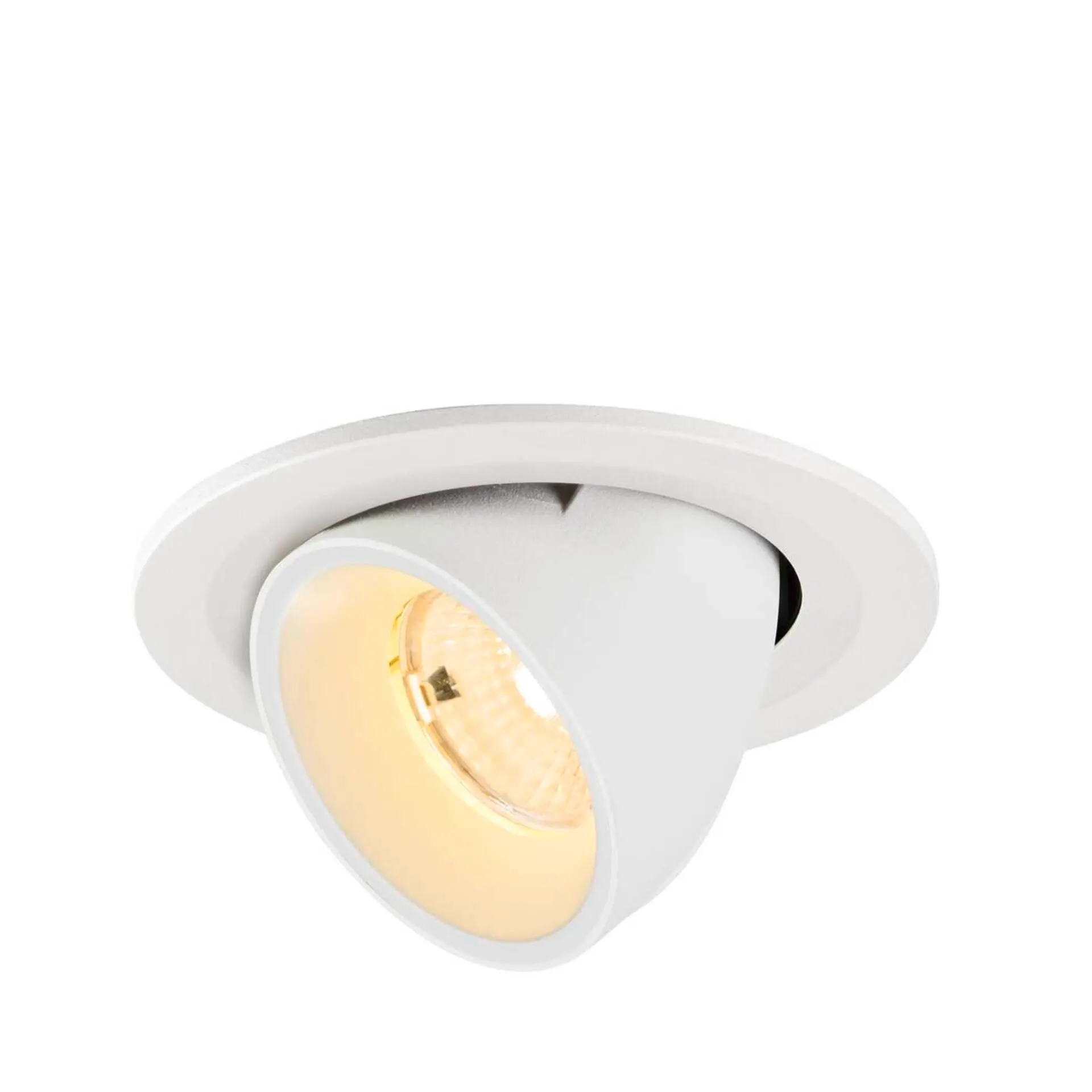 LA 1009413 NUMINOS® GIMBLE S Stropní vestavné svítidlo, 3000 K, 55°, IP20, kulaté, bílé - BIG WHITE (SLV)