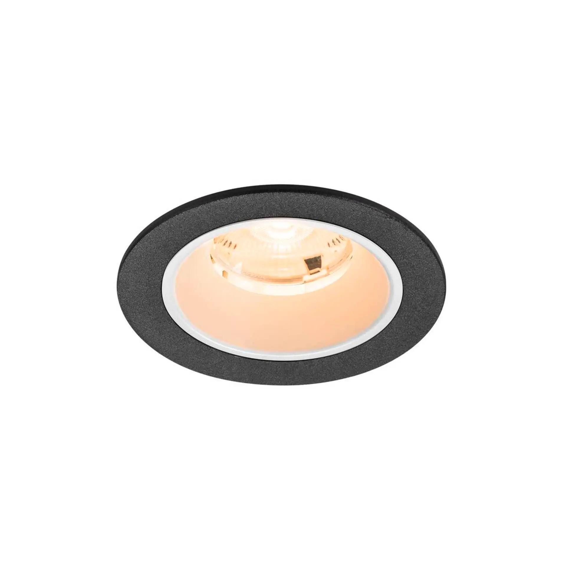 LA 1009434 NUMINOS® S Stropní vestavné svítidlo, 2700 K, 20°, IP20, kulaté, černé / bílé - BIG WHITE (SLV)