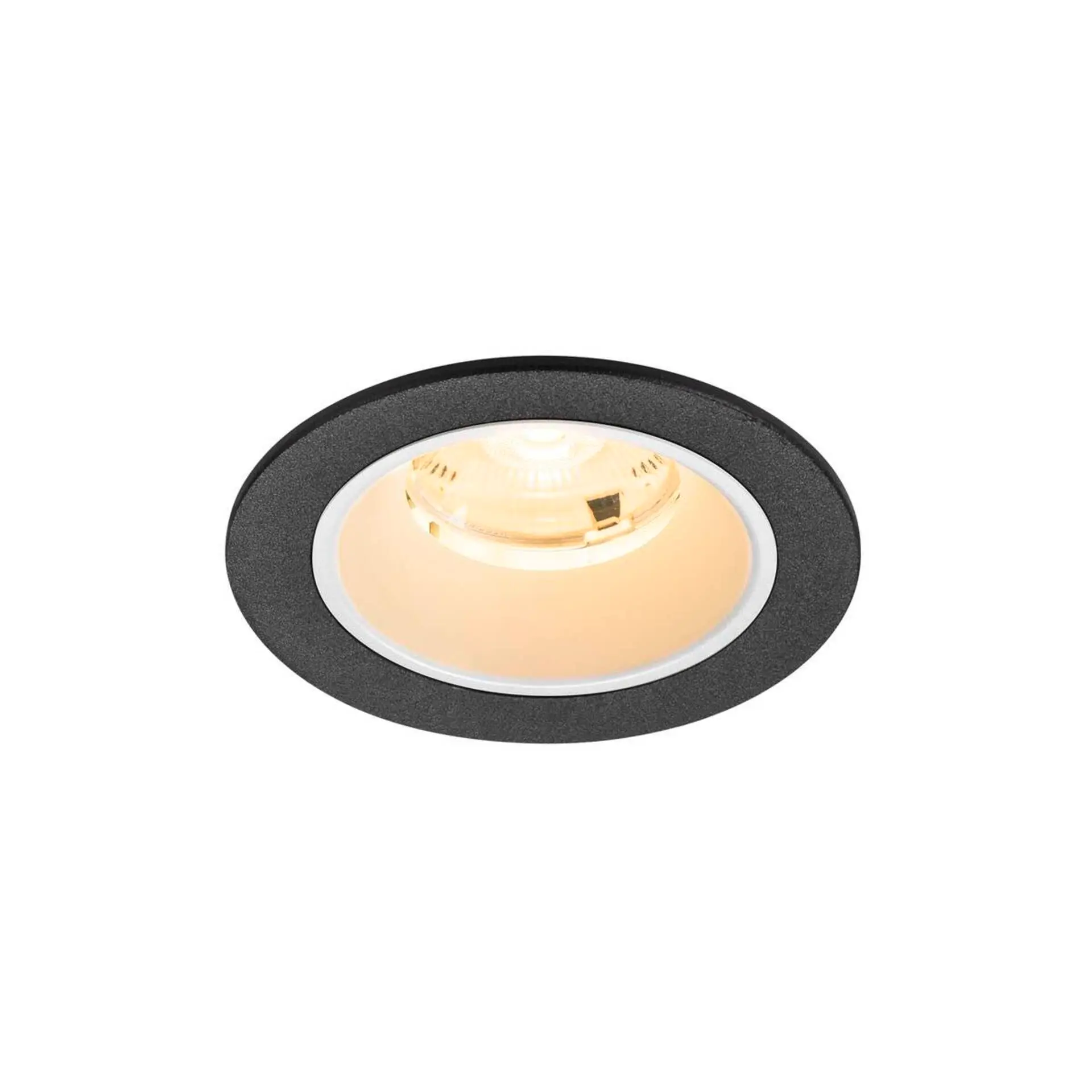 LA 1009452 NUMINOS® S Stropní vestavné svítidlo, 3000 K, 20°, IP20, kulaté, černé / bílé - BIG WHITE (SLV)