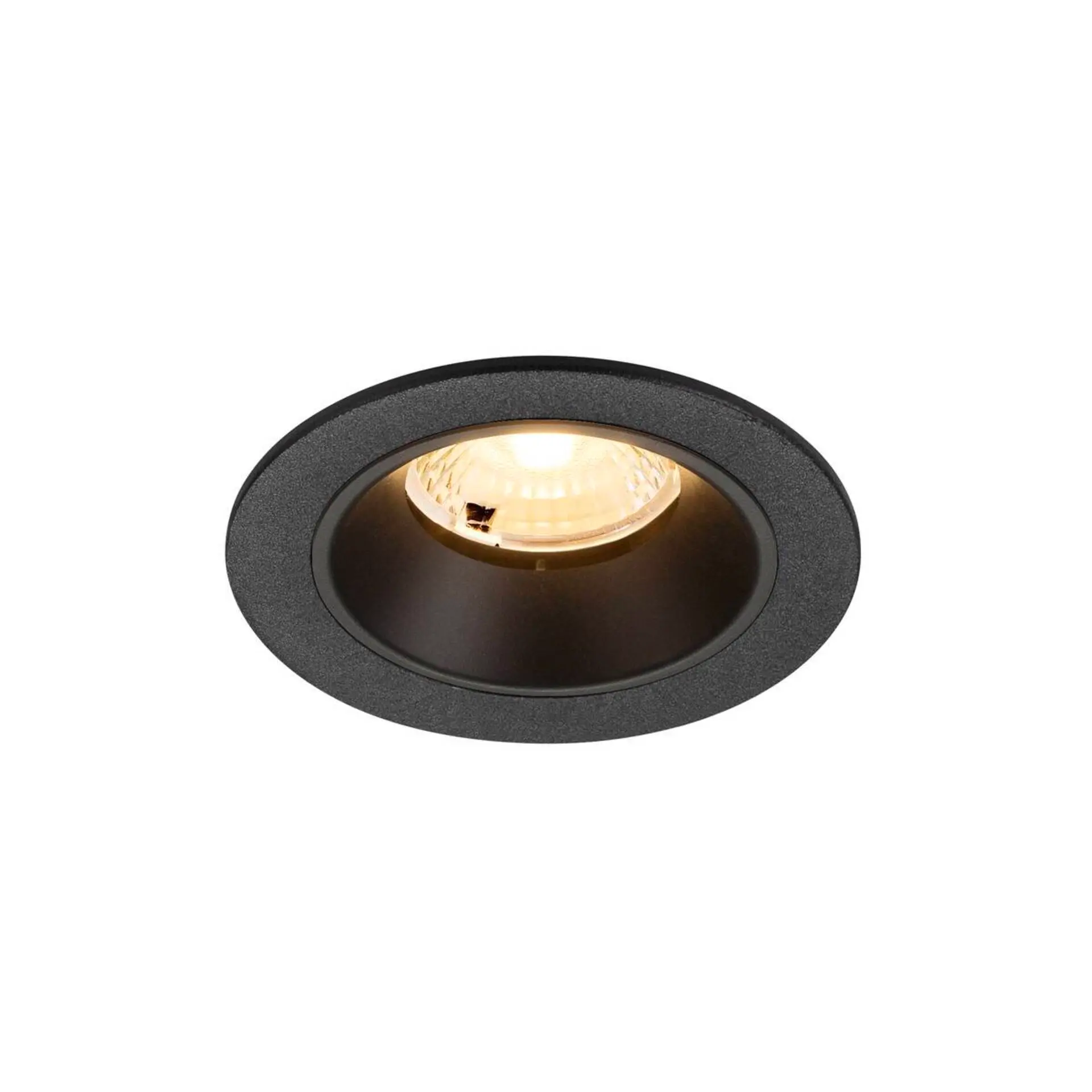 LA 1009454 NUMINOS® S Stropní vestavné svítidlo, 3000 K, 40°, IP20, kulaté, černé - BIG WHITE (SLV)