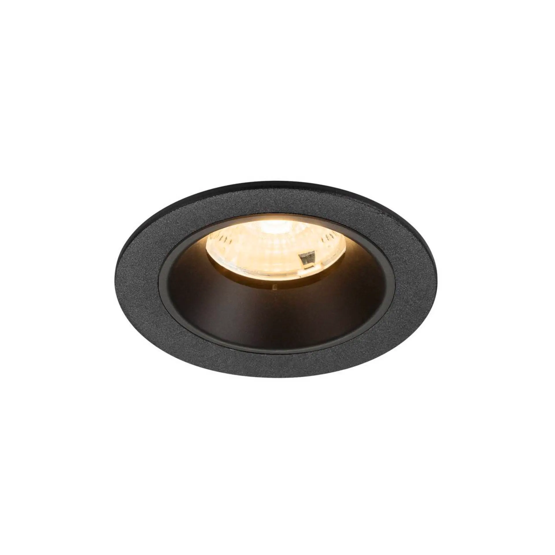 LA 1009457 NUMINOS® S Stropní vestavné svítidlo, 3000 K, 55°, IP20, kulaté, černé - BIG WHITE (SLV)