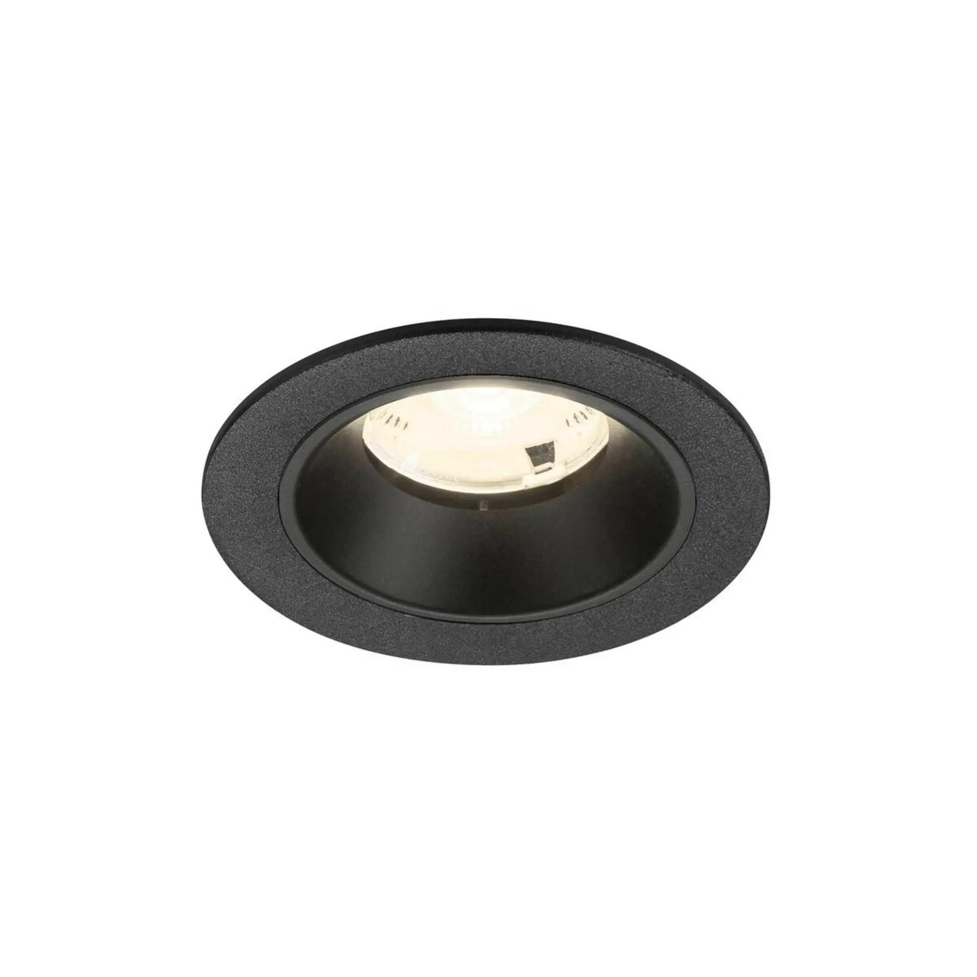 BIG WHITE SLV NUMINOS S Stropní vestavné svítidlo, 4000 K, 20°, IP20, kulaté, černé 1009469