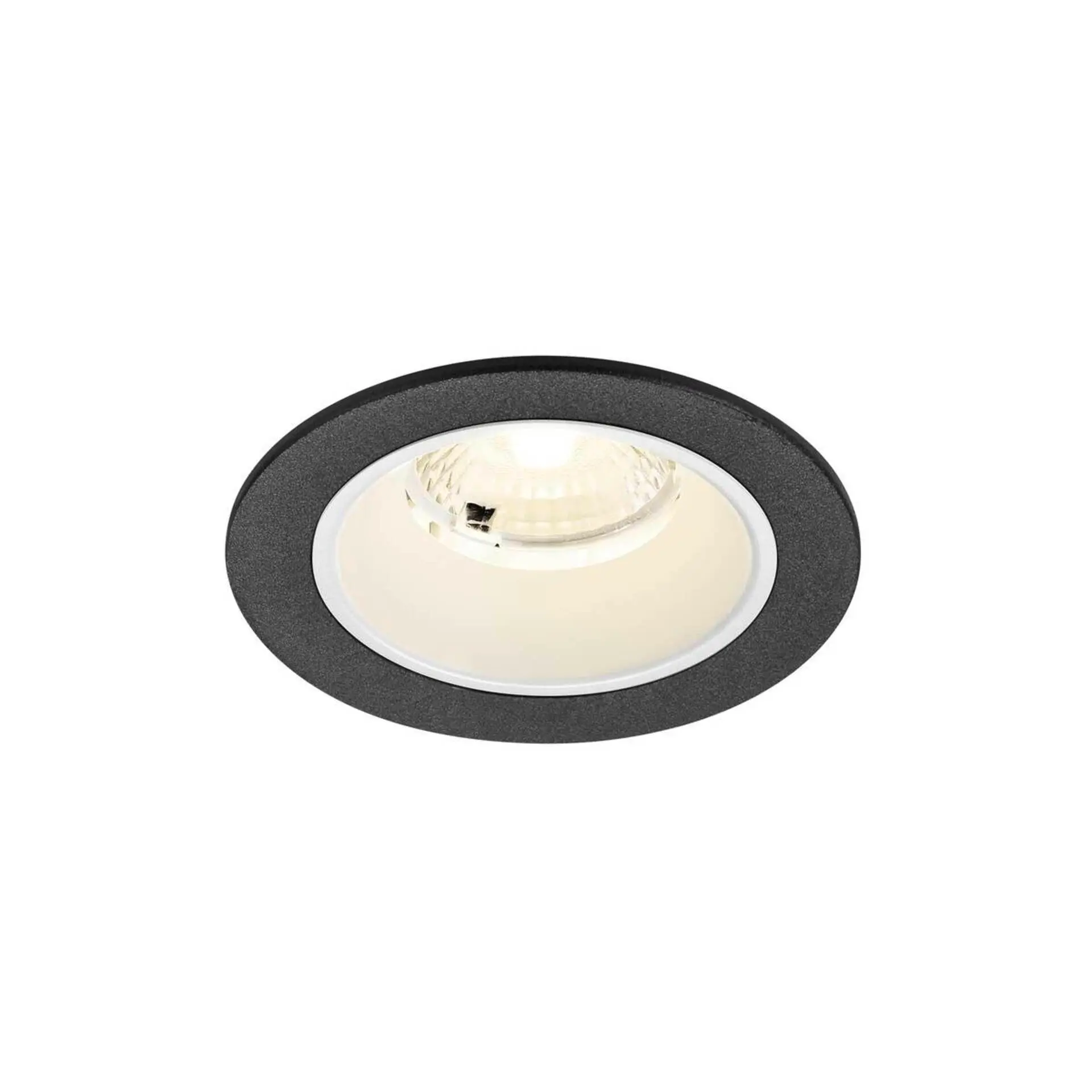 LA 1009473 NUMINOS® S Stropní vestavné svítidlo, 4000 K, 40°, IP20, kulaté, černé / bílé - BIG WHITE (SLV)